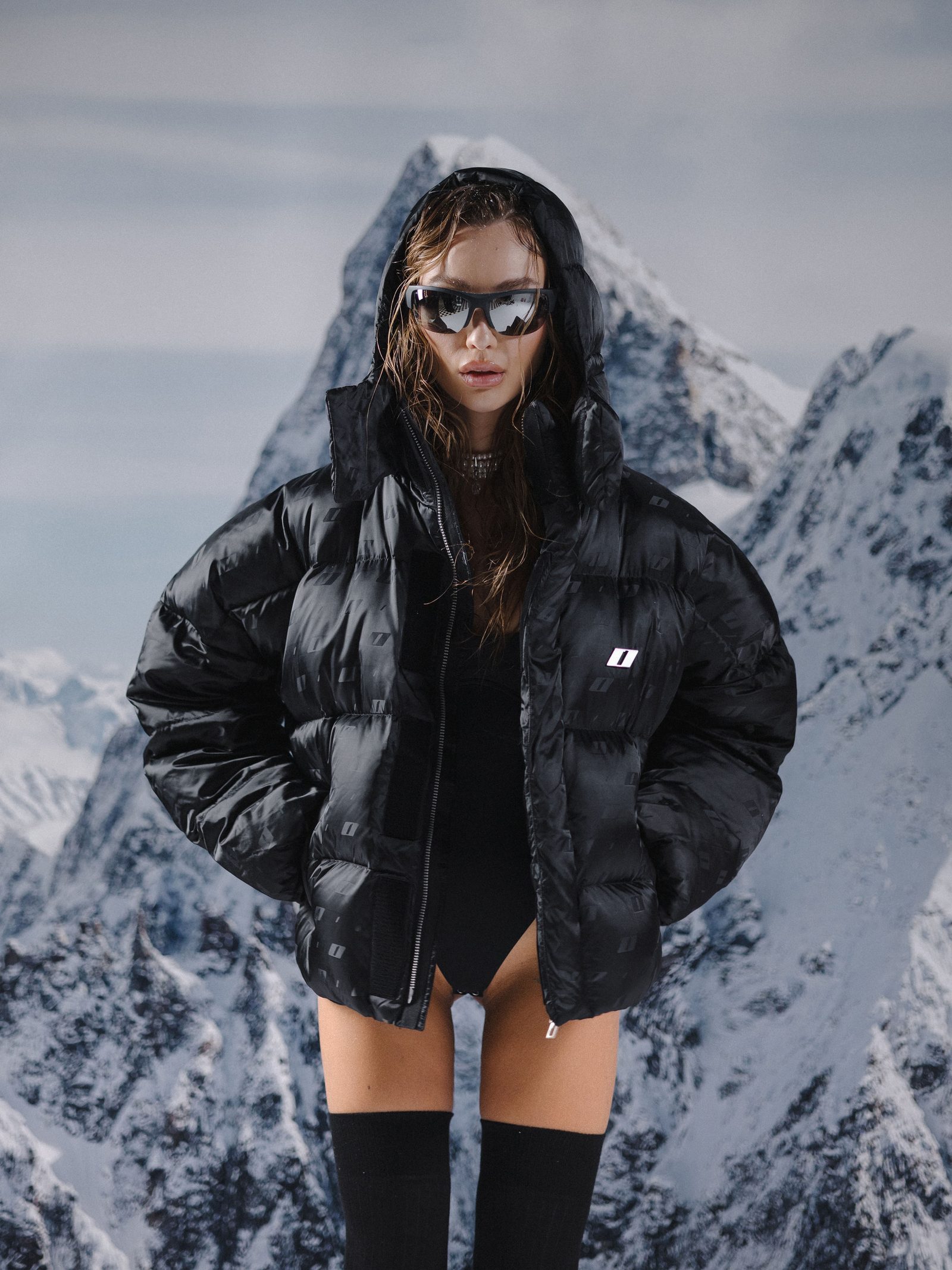 Jacket ZERO black monogram - gallery image 0