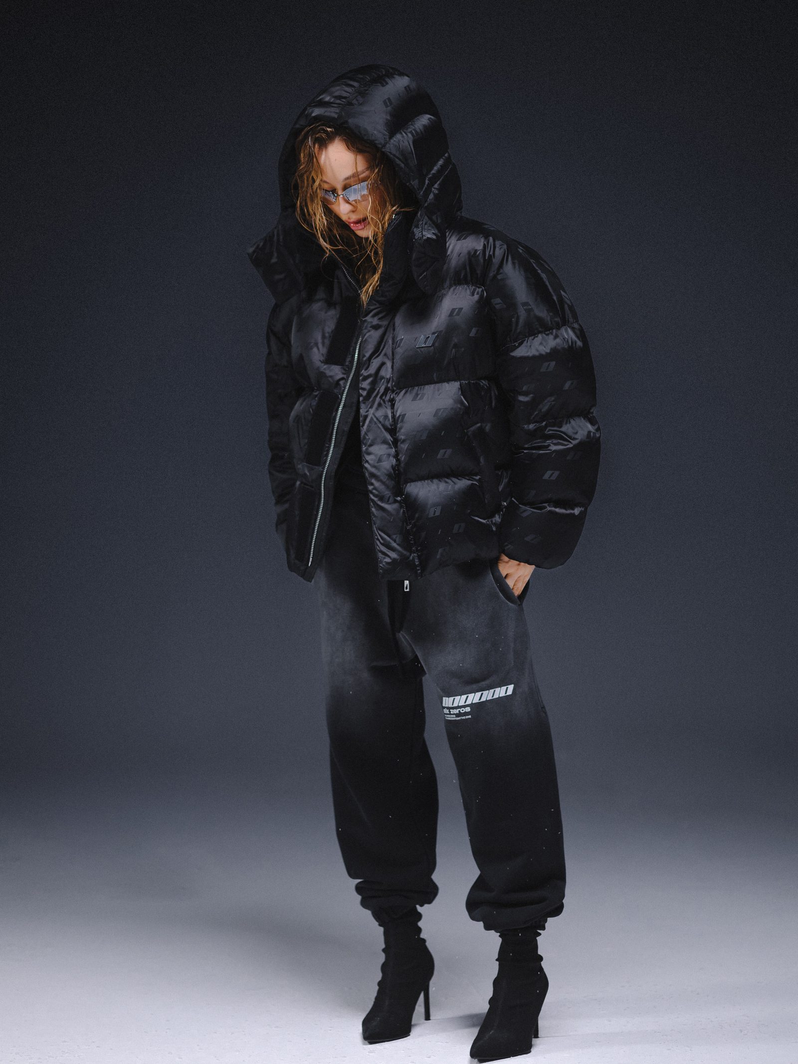 Jacket ZERO black monogram - gallery image 15