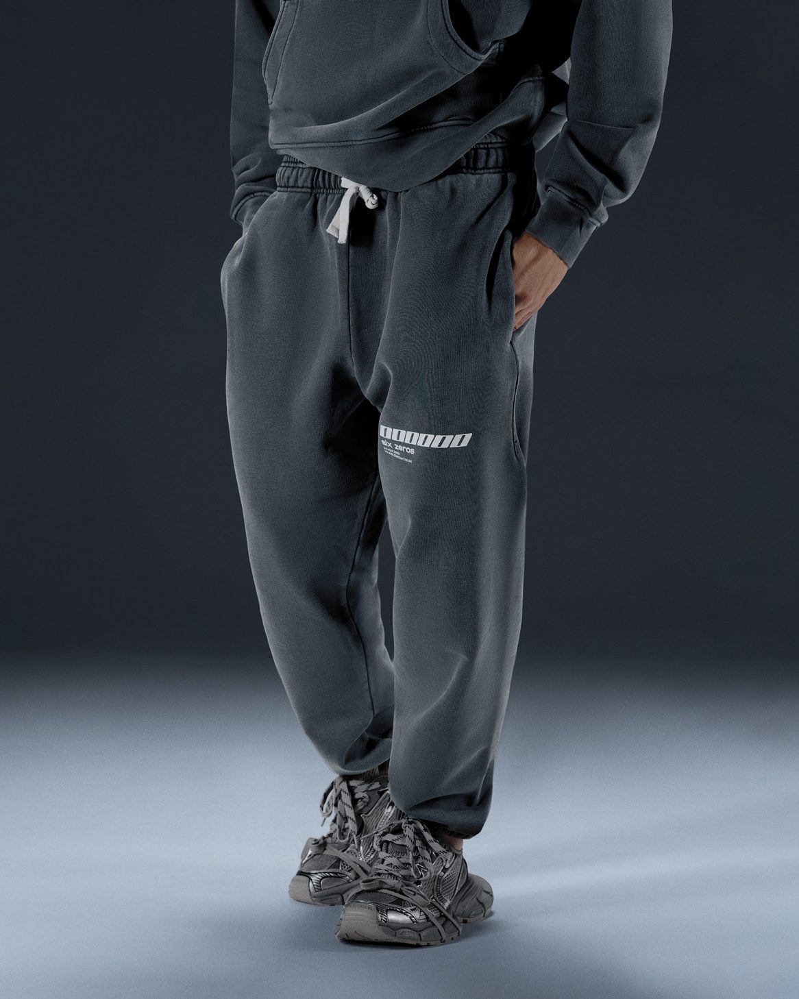 Joggers ONE washed deep blue - gallery image 0