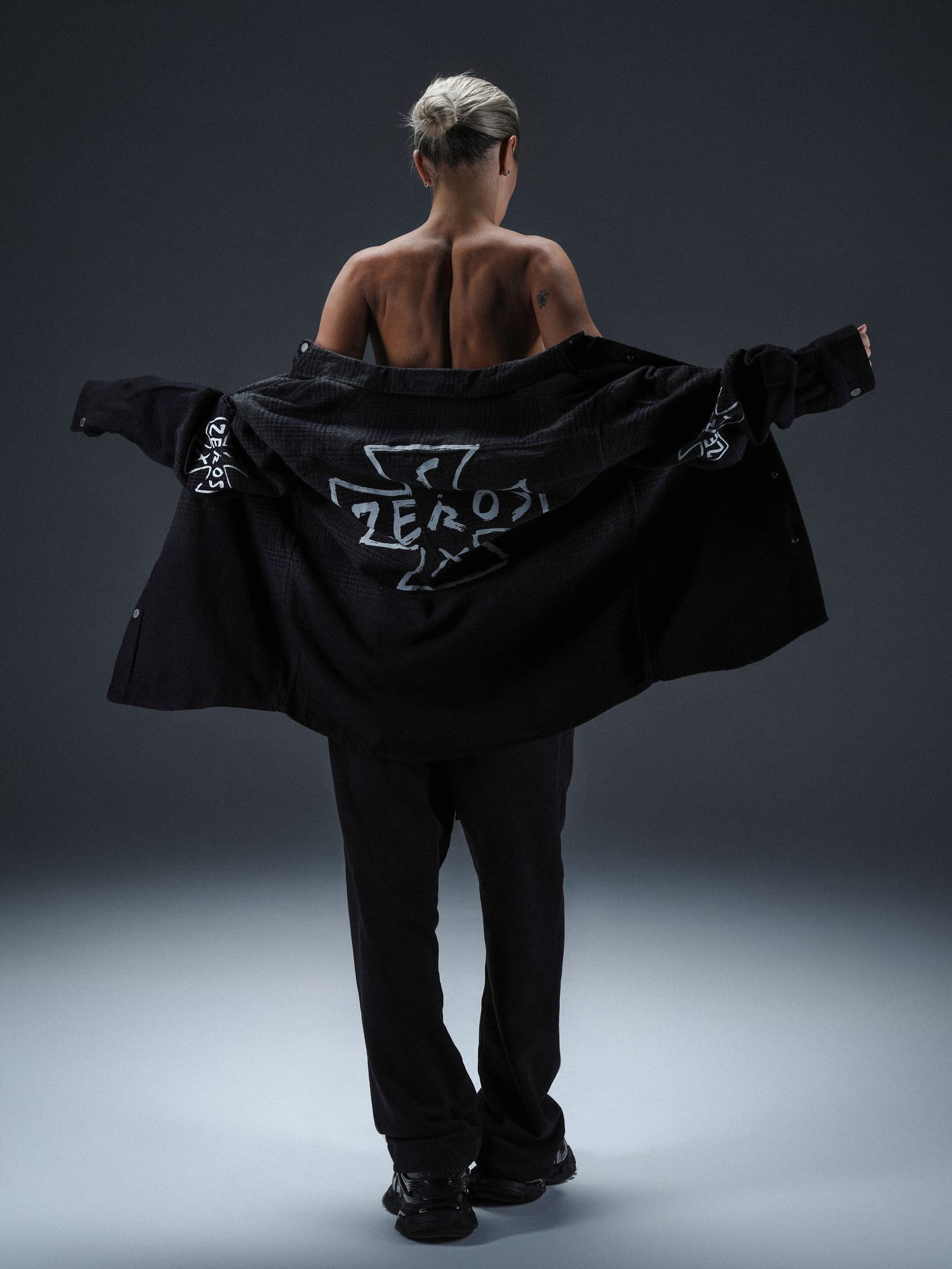 Overshirt icon. washed black - gallery image 2
