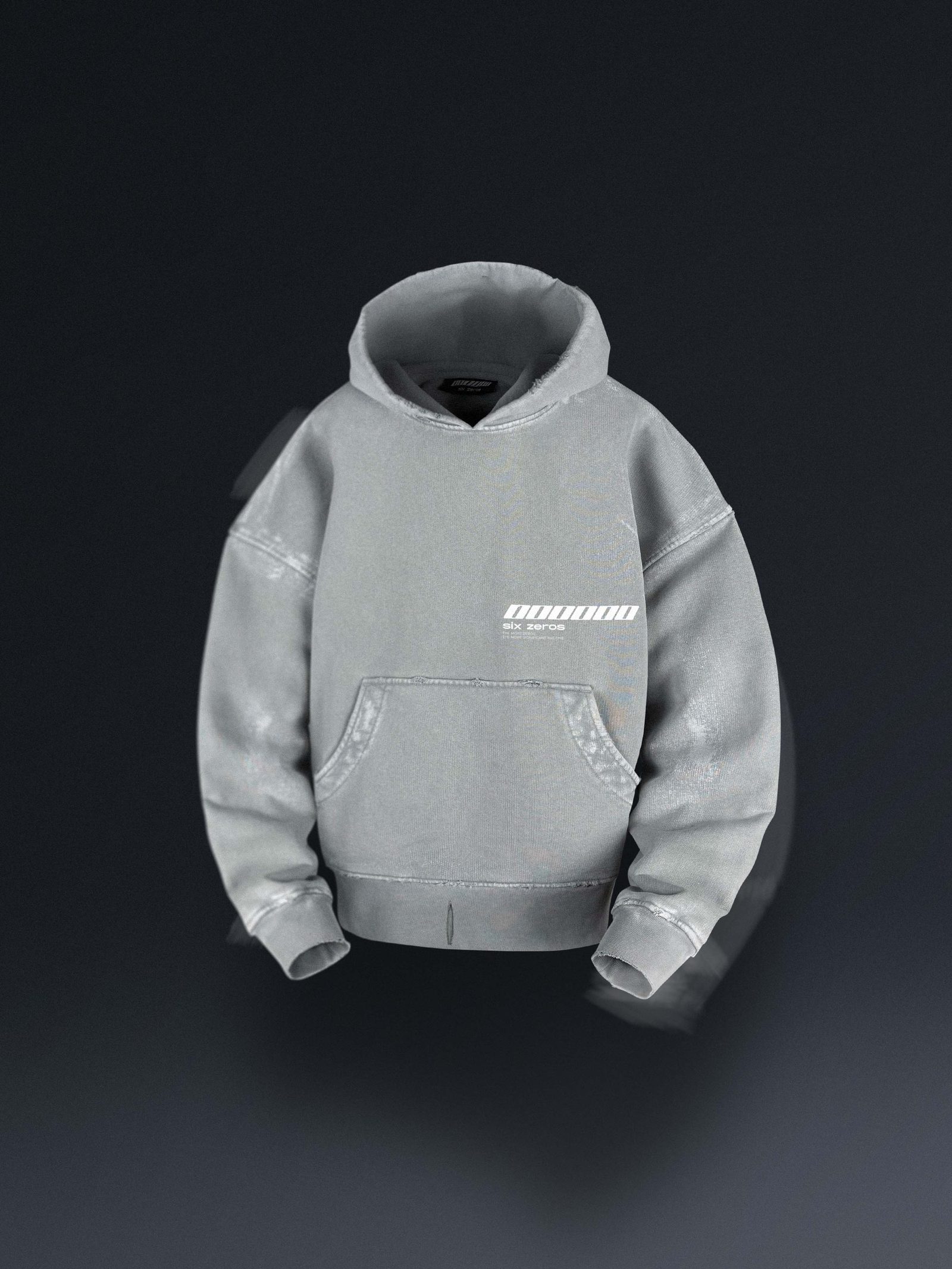 Hoodie MILLIONAIRE platinum washed - gallery image 1