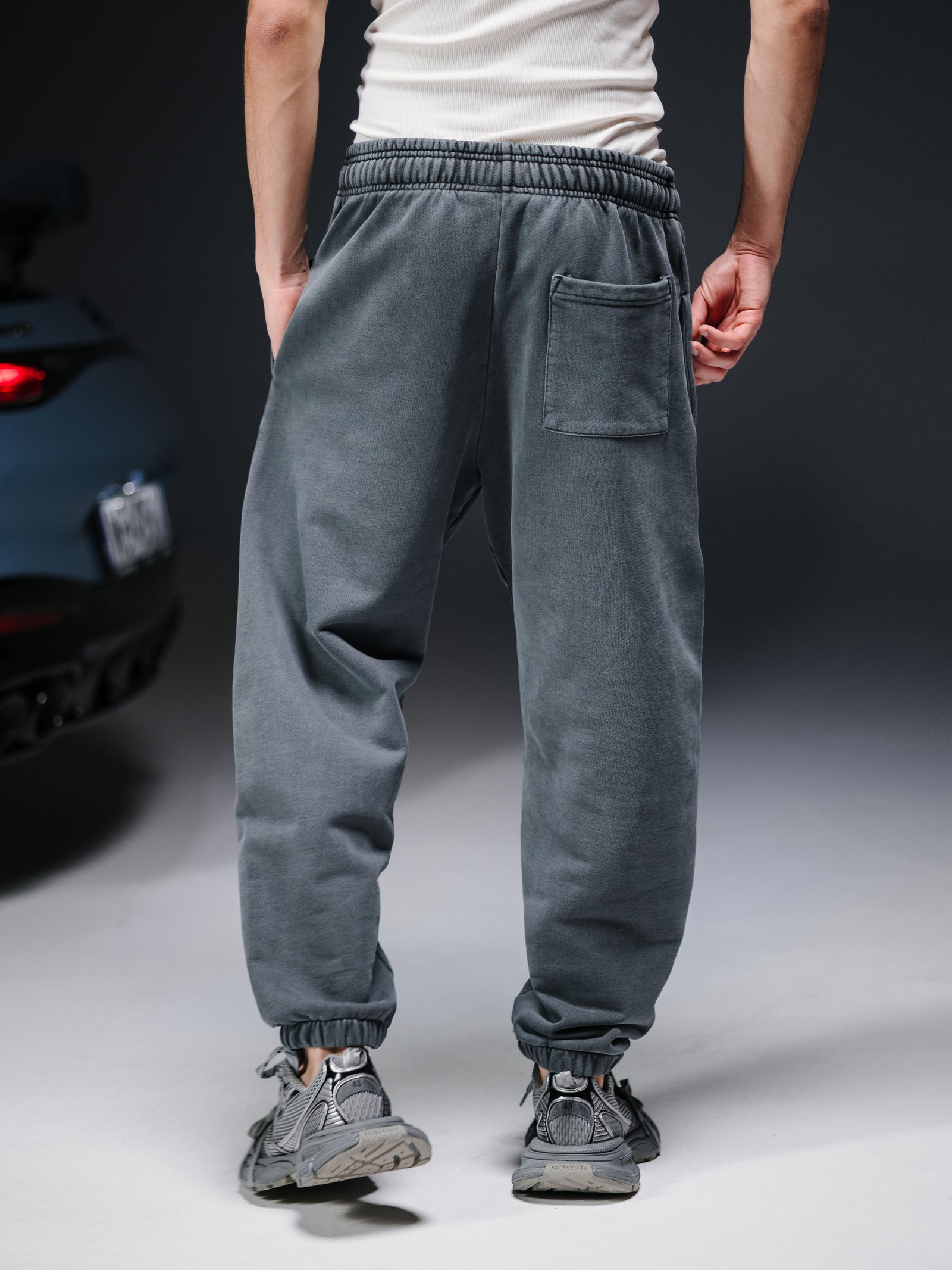 Joggers JESUS washed deep blue - gallery image 3