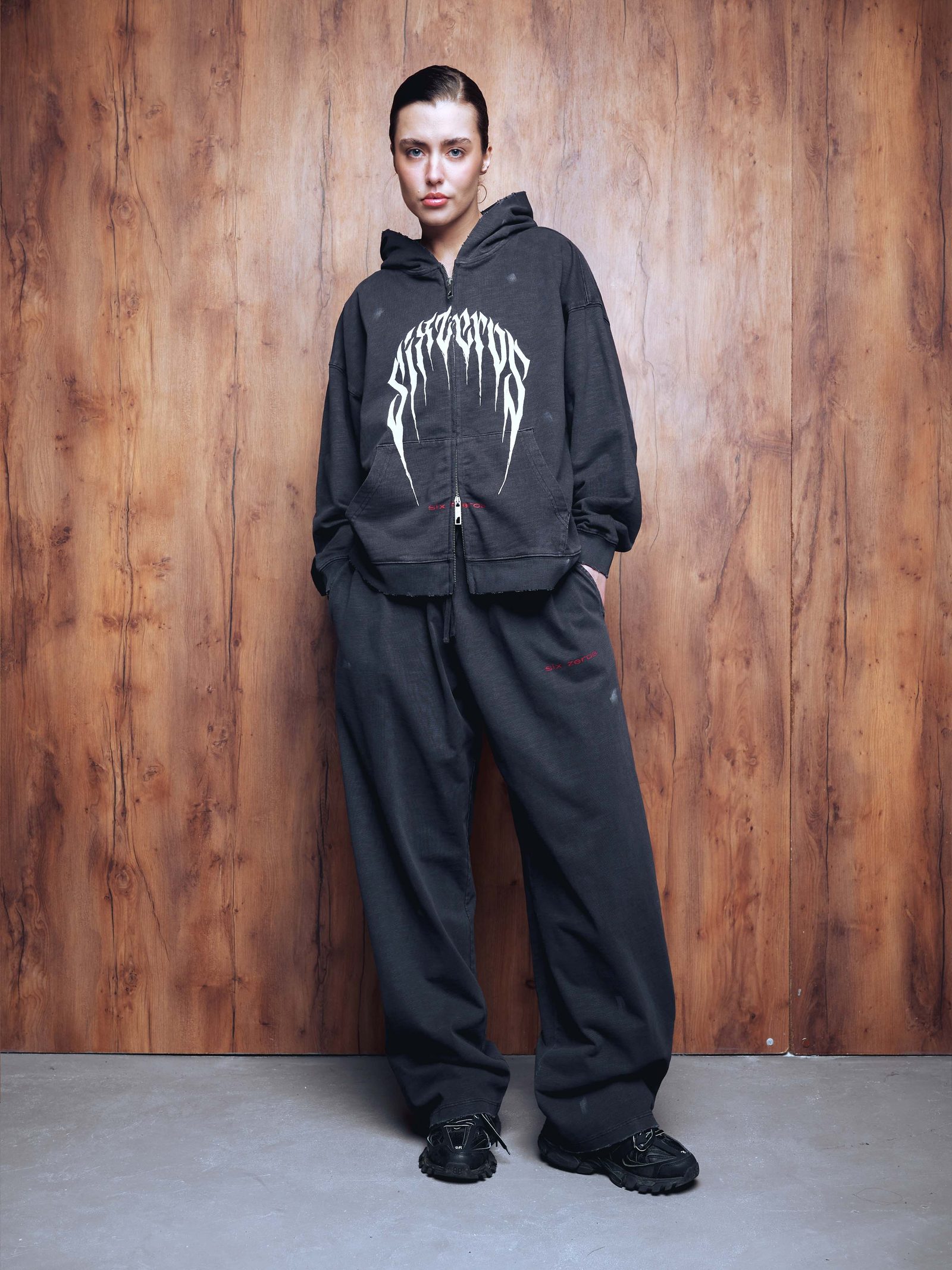 Straight pants PRESENCE washed grey - gallery image 8