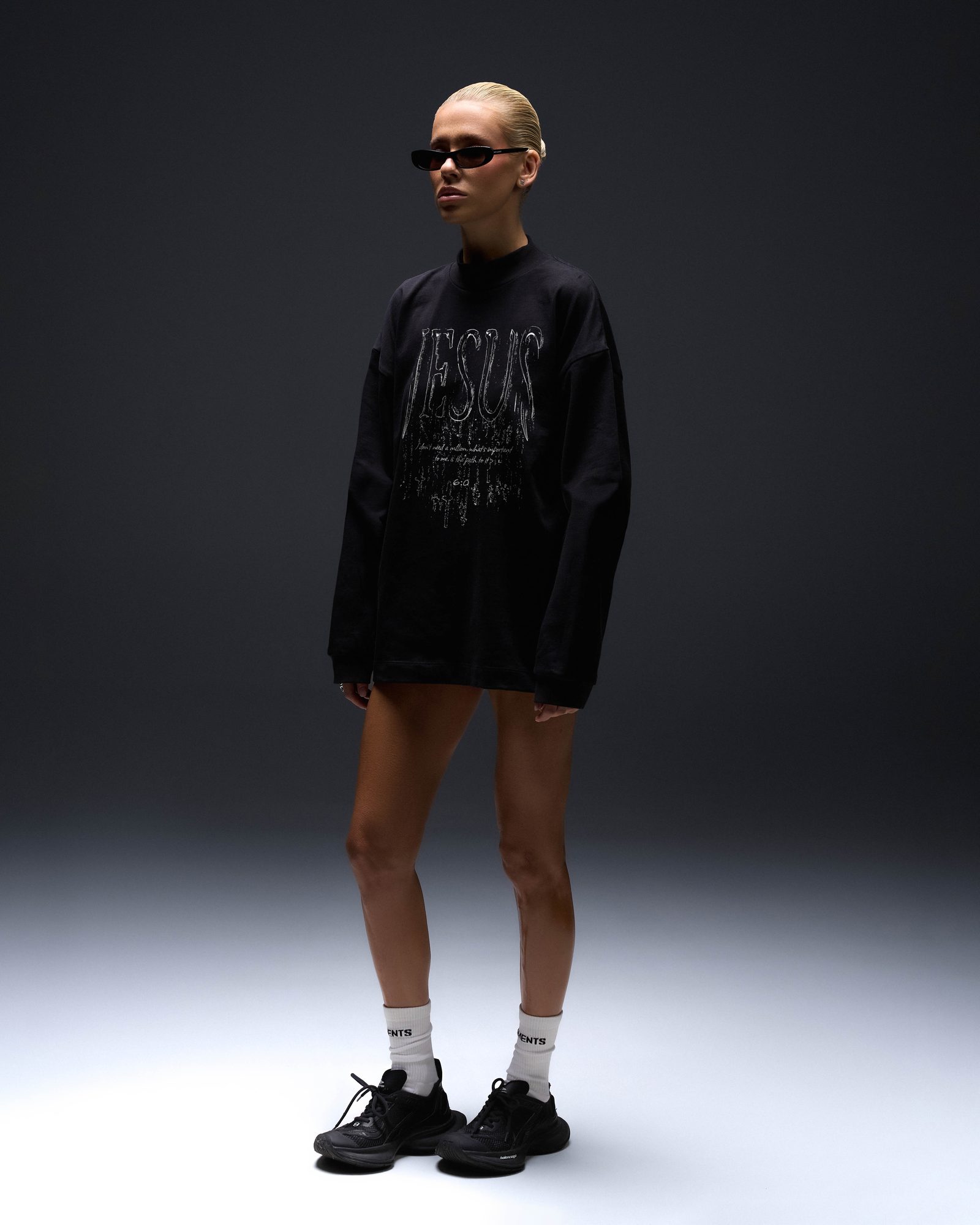 Longsleeve  JESUS black - gallery image 0