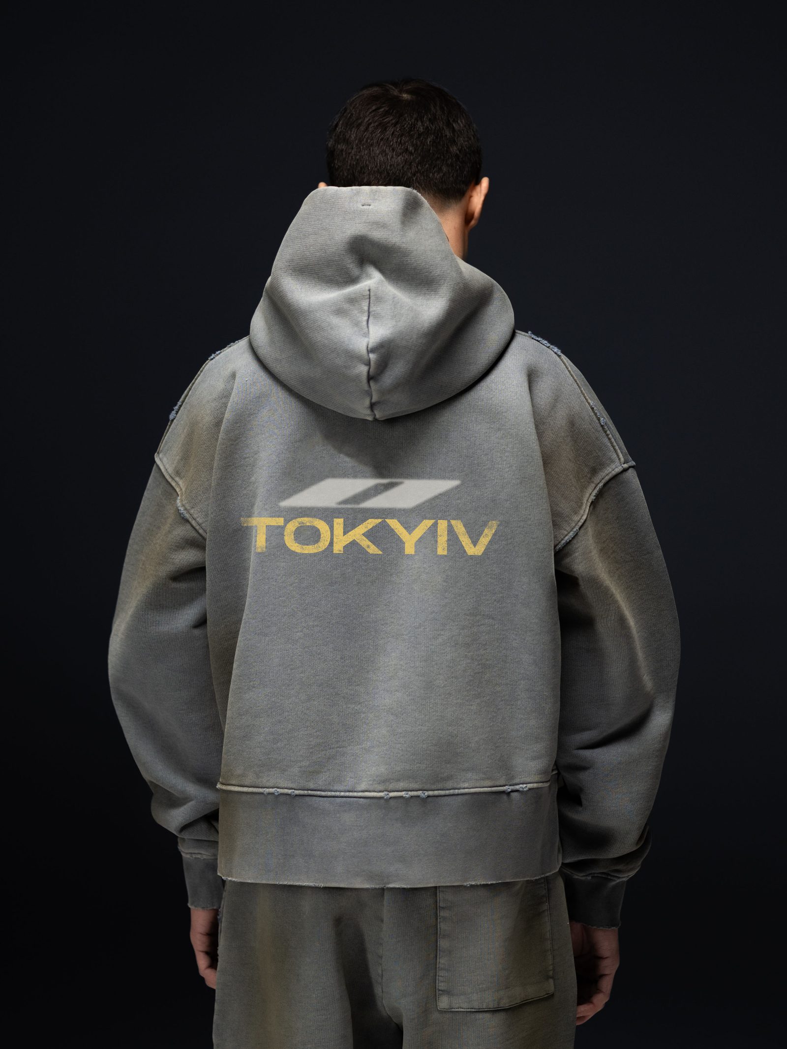 Zip-hoodie TOKYIV smoky blue - gallery image 1