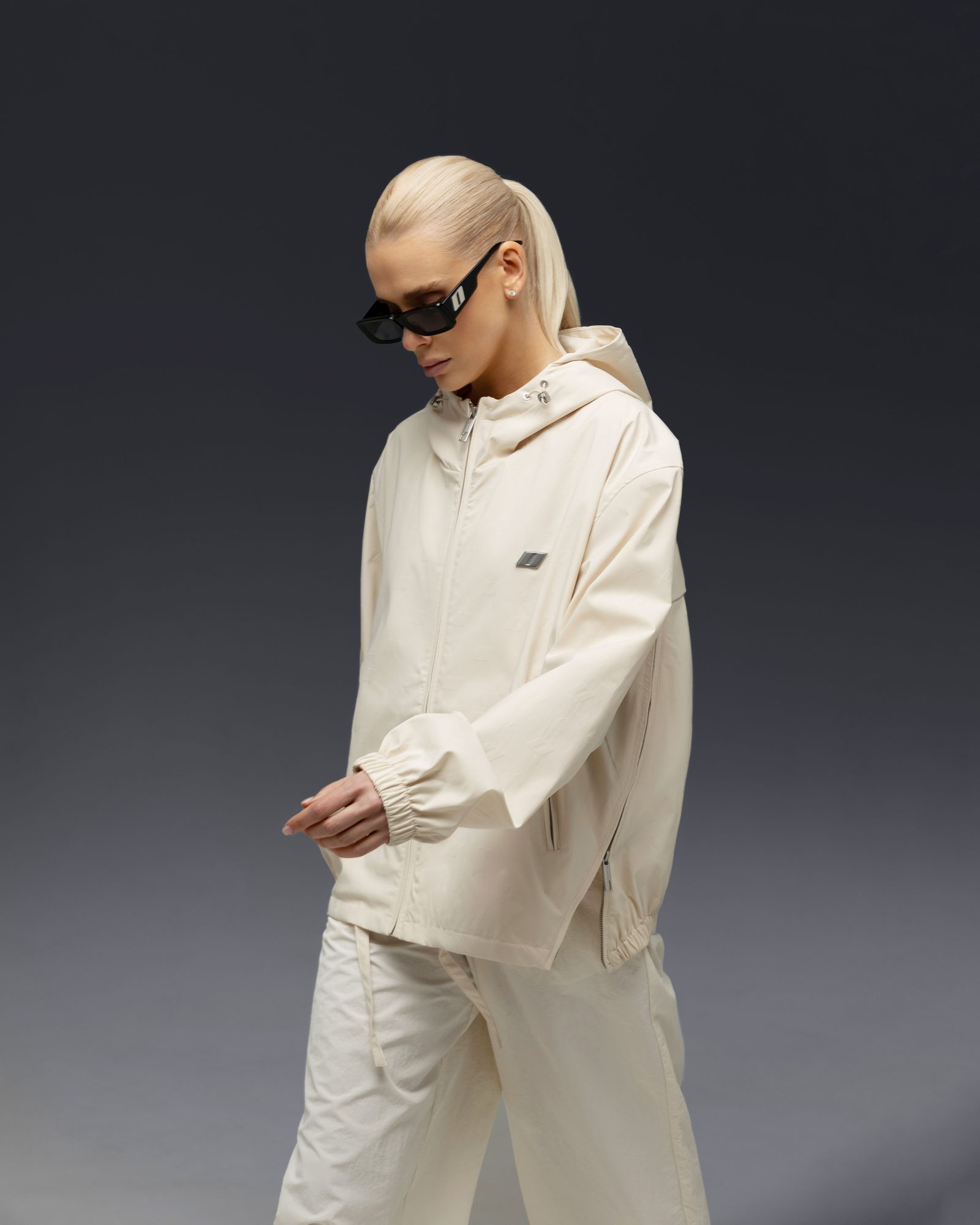 Jacket ZERO FORM monogram off-white - gallery image 4