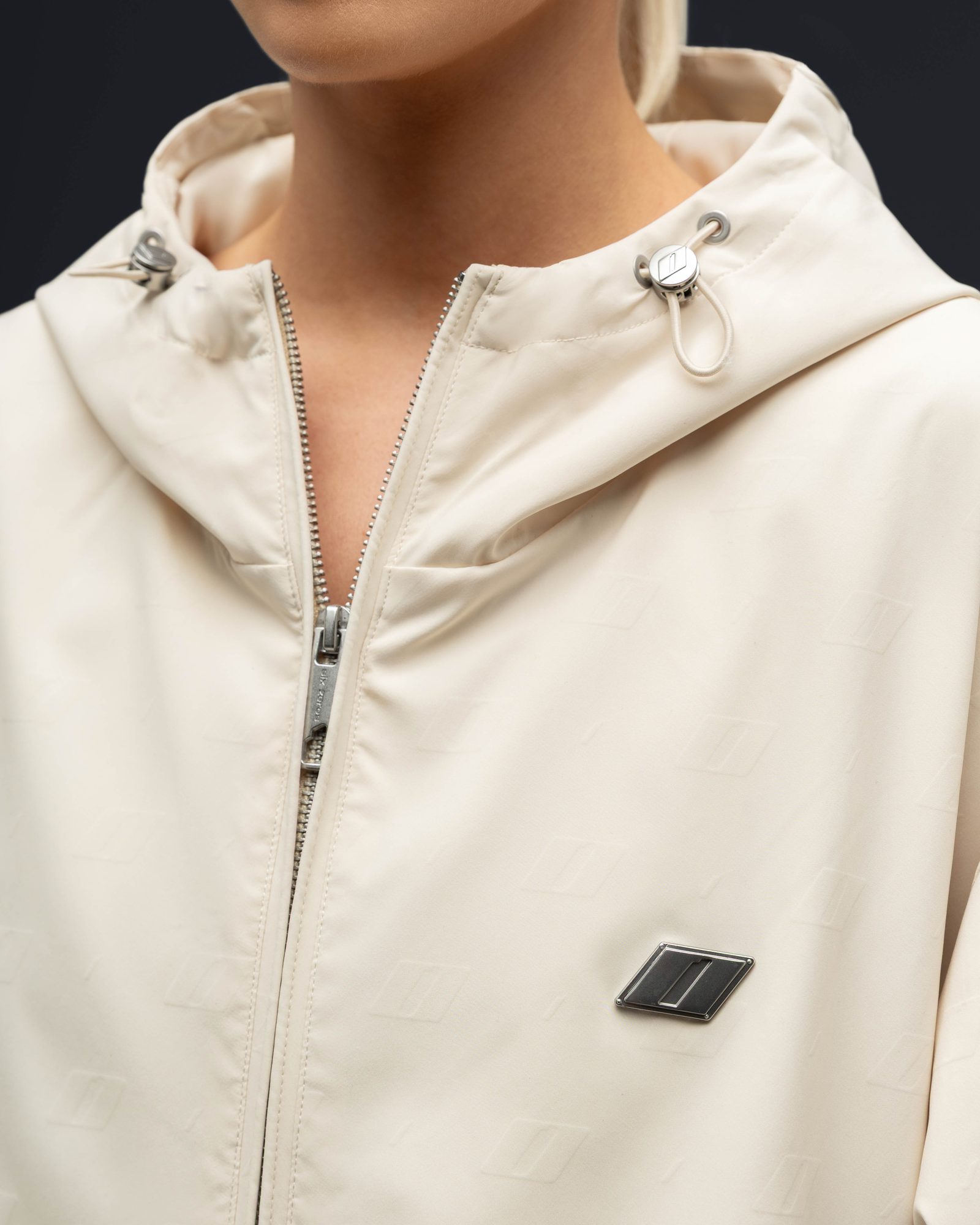Jacket ZERO FORM monogram off-white - gallery image 12