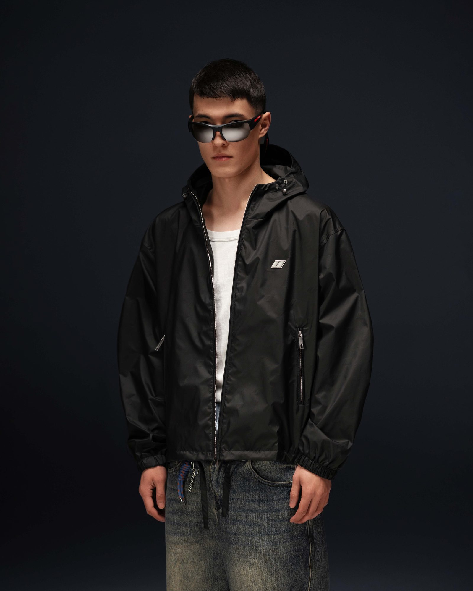 Jacket ZERO FORM monogram black - gallery image 0