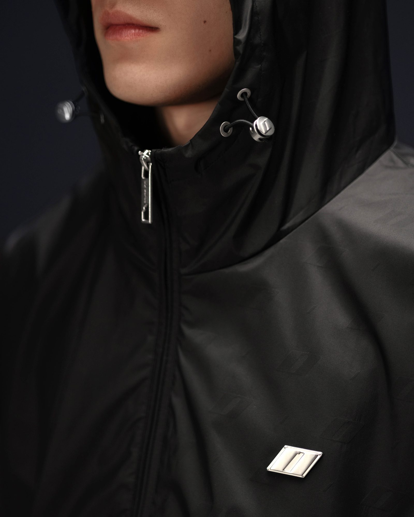 Jacket ZERO FORM monogram black - gallery image 3