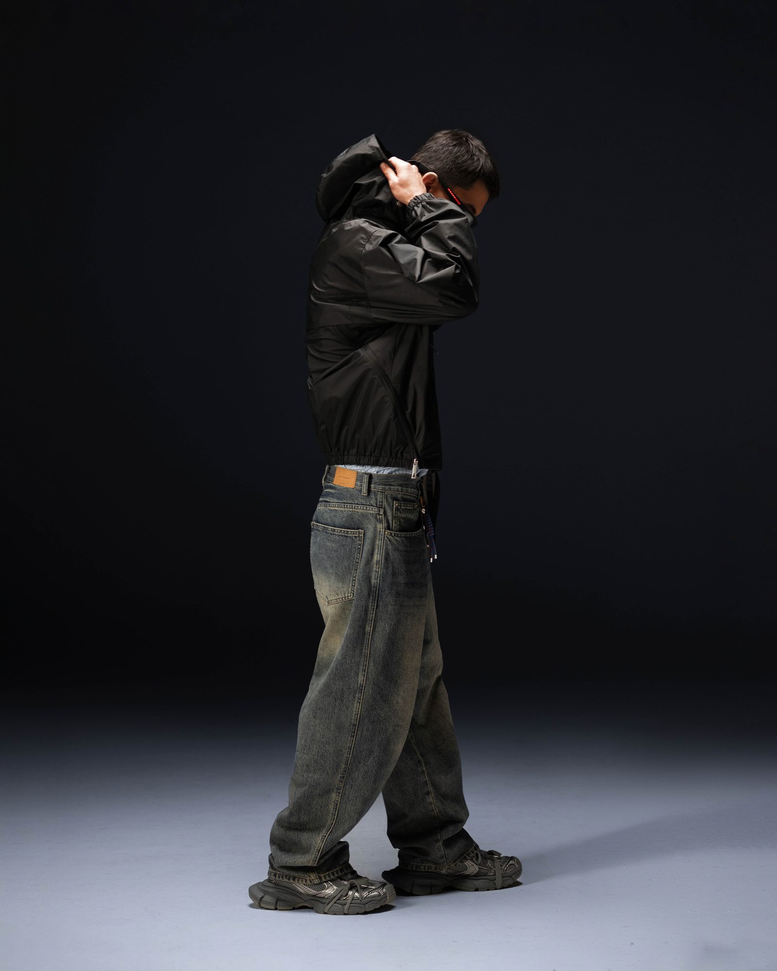 Jacket ZERO FORM monogram black - gallery image 7