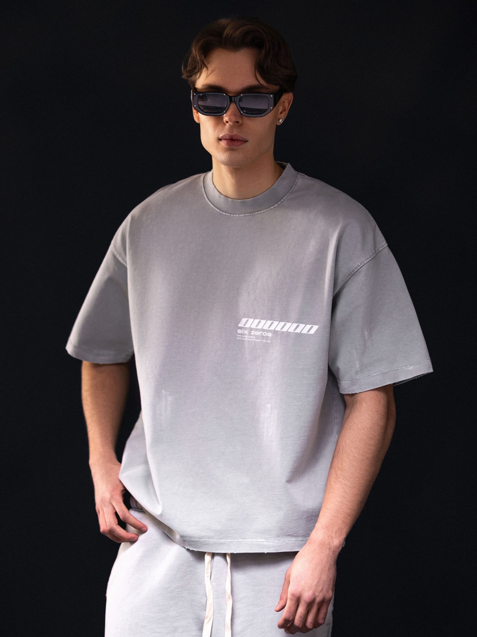 T-shirt MILLIONAIRE platinum washed - gallery image 1