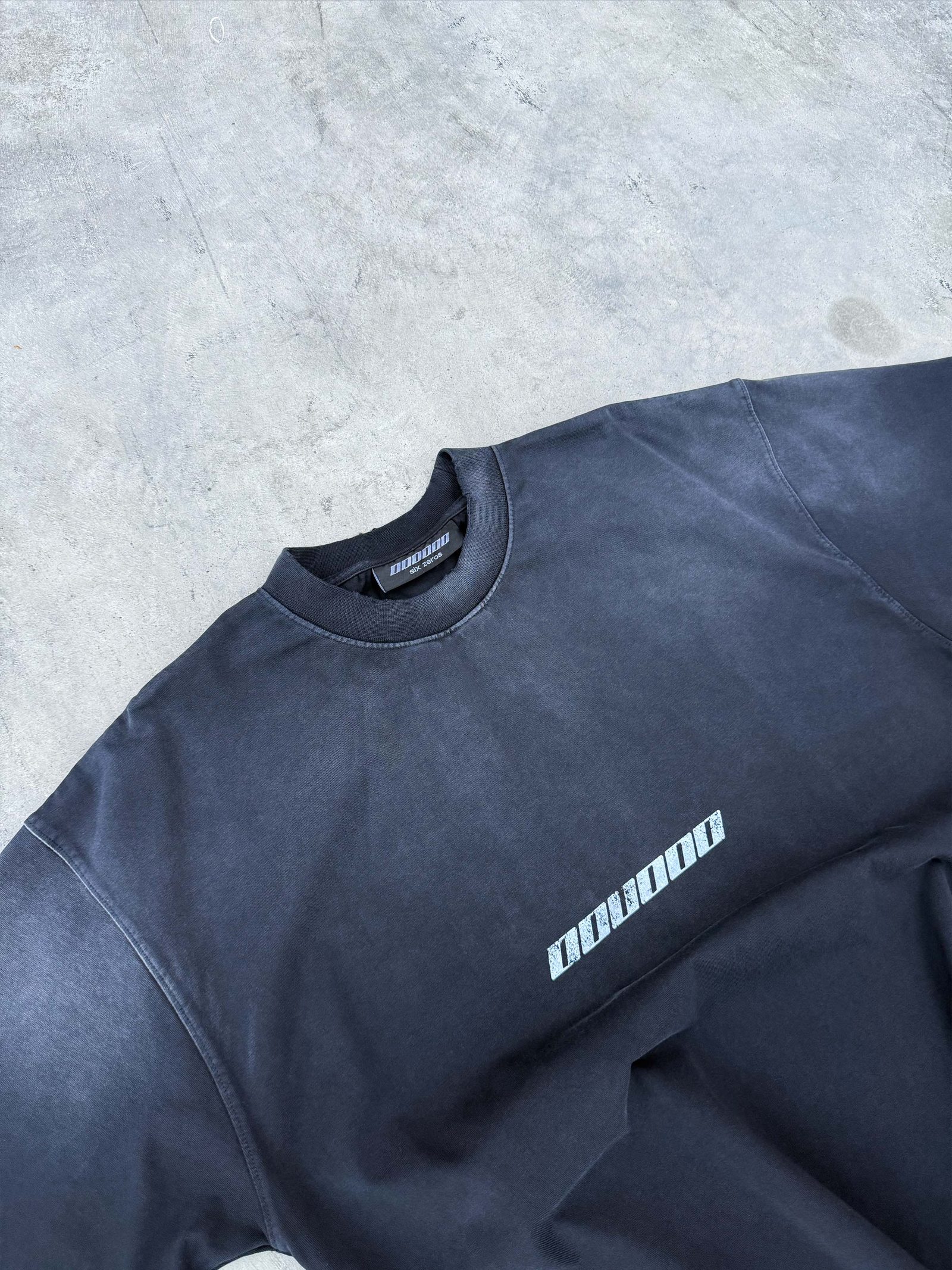 T-shirt ONE washed black - gallery image 6
