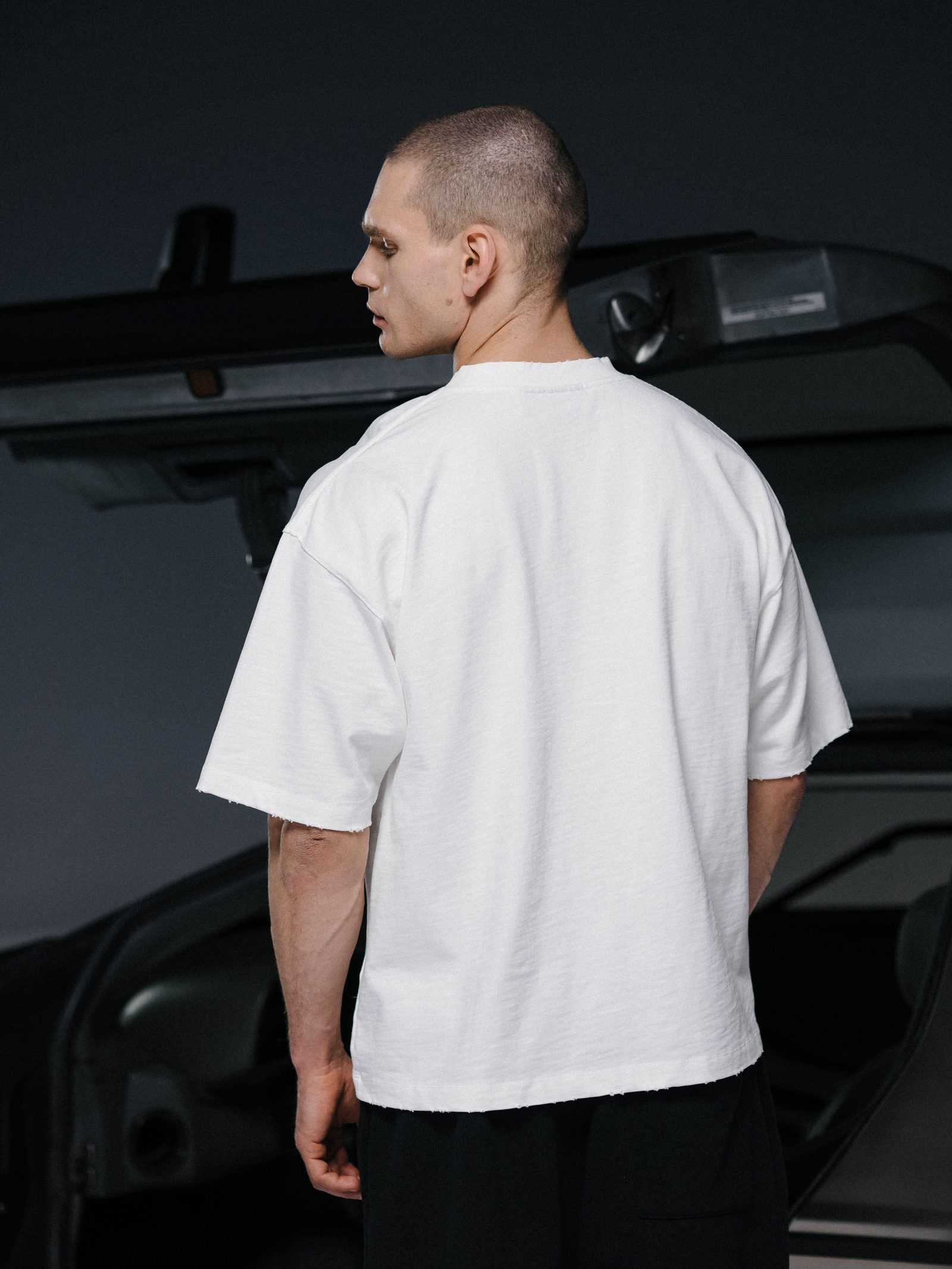 T-shirt ON MY GAME bamboo off-white - gallery image 3