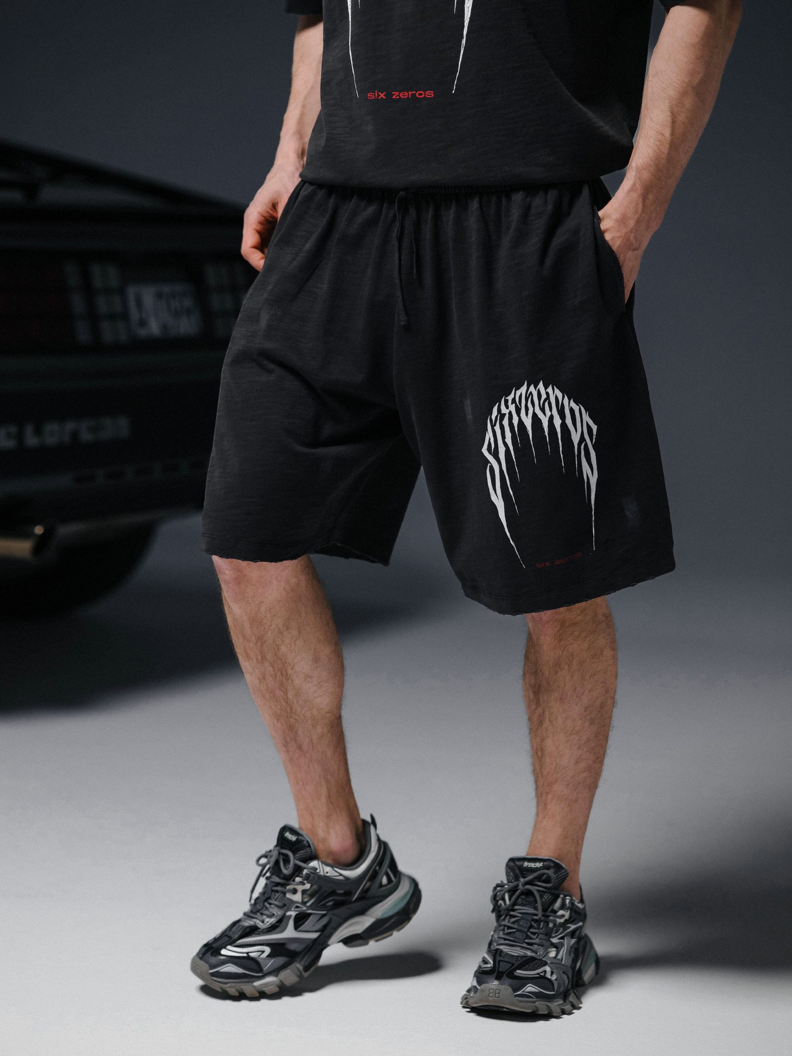 Shorts PRESENCE bamboo washed grey - gallery image 0