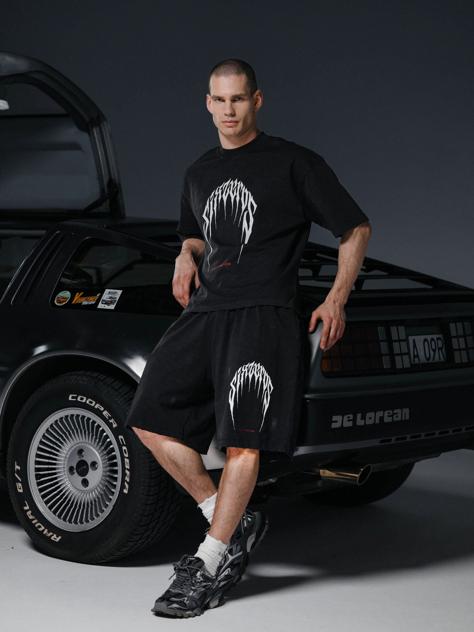 Shorts PRESENCE bamboo washed grey - gallery image 1