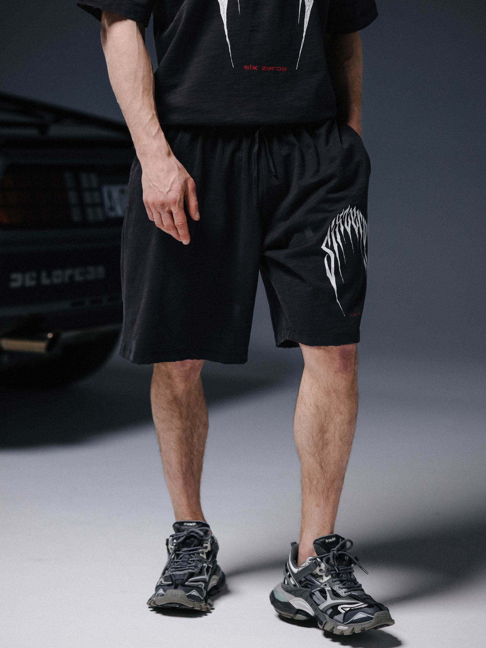 Shorts PRESENCE bamboo washed grey - gallery image 2
