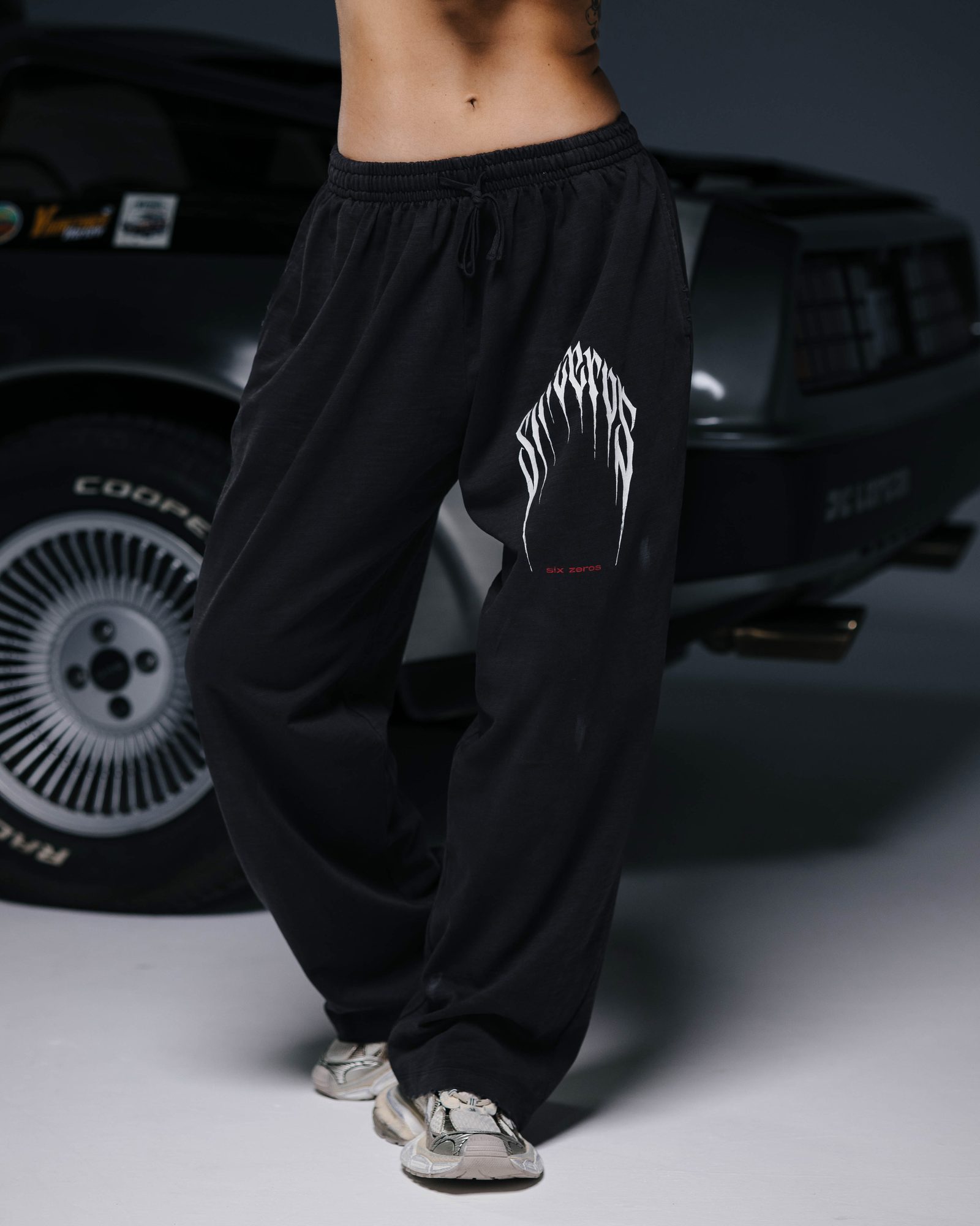 Straight pants PRESENCE bamboo washed grey - gallery image 2