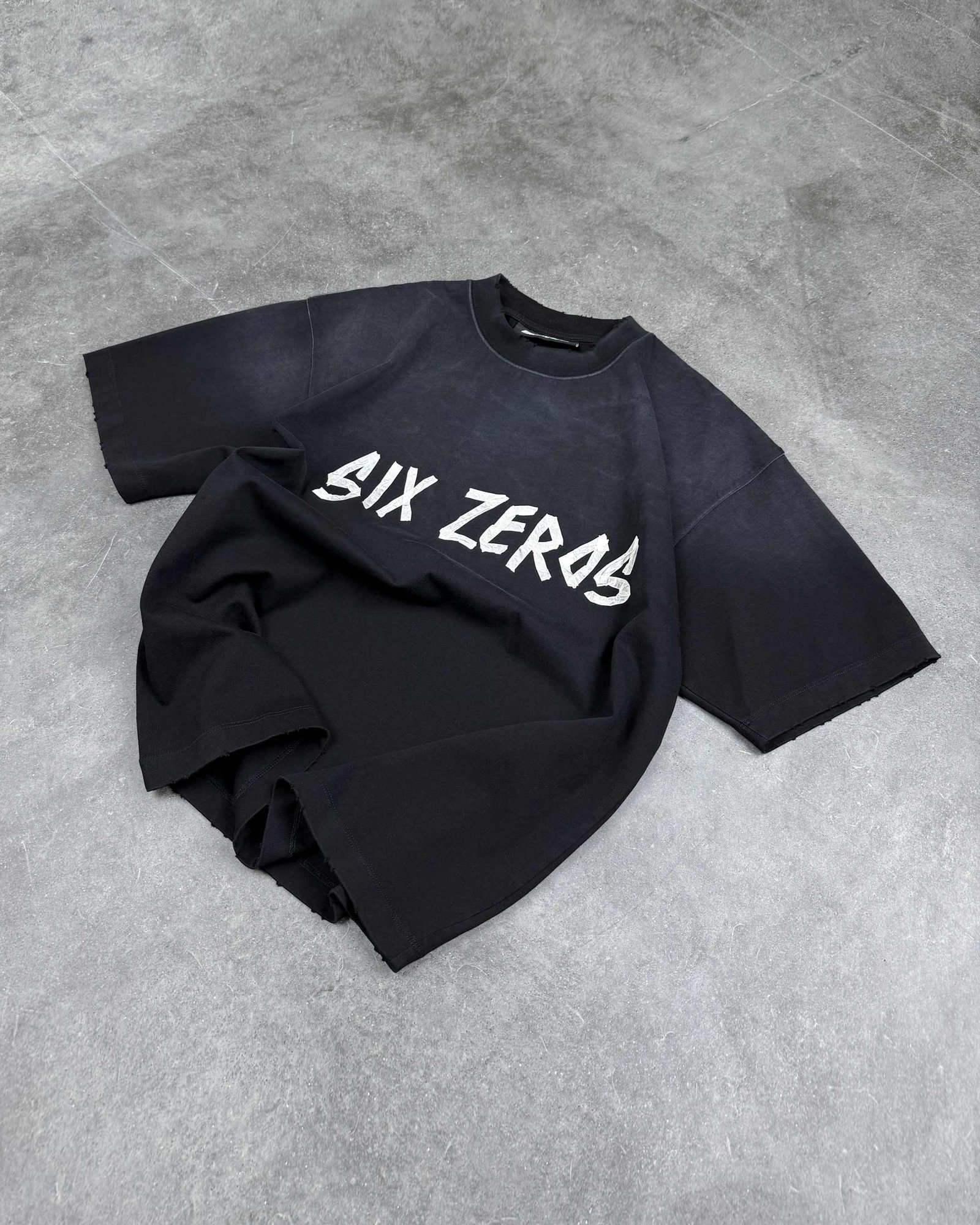 T-shirt TAPE washed black - gallery image 7