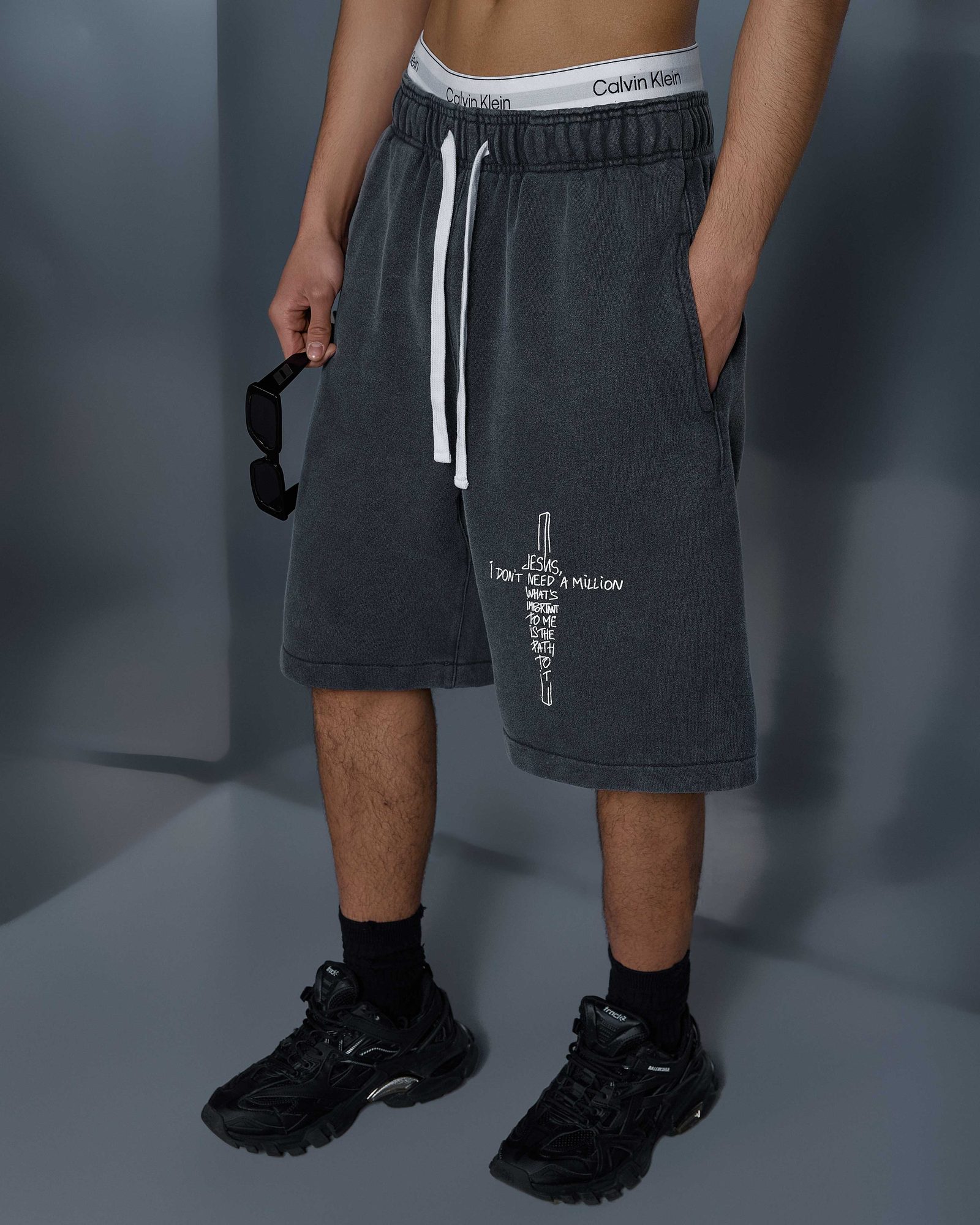 Shorts JESUS washed deep blue - gallery image 0