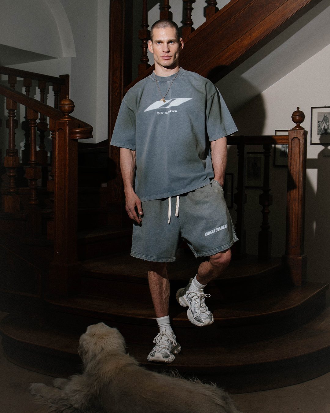 T-shirt MLNR smoky blue - gallery image 3