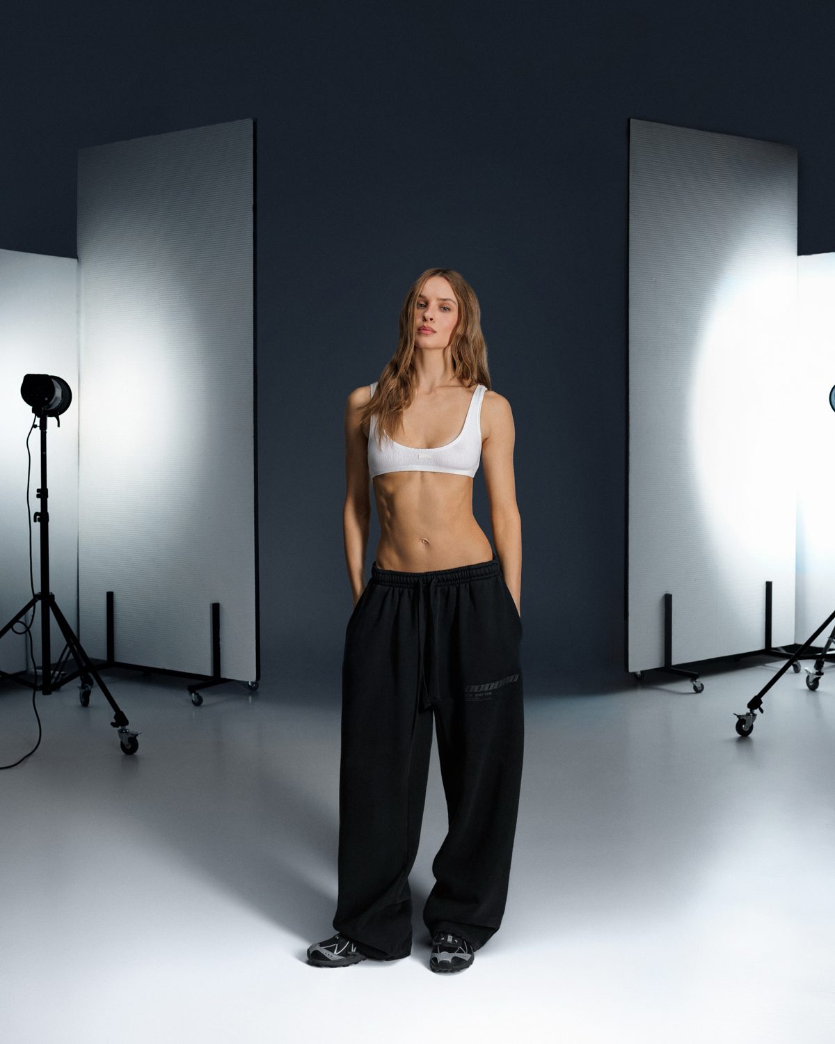 Straight pants ONE faded black - gallery image 6