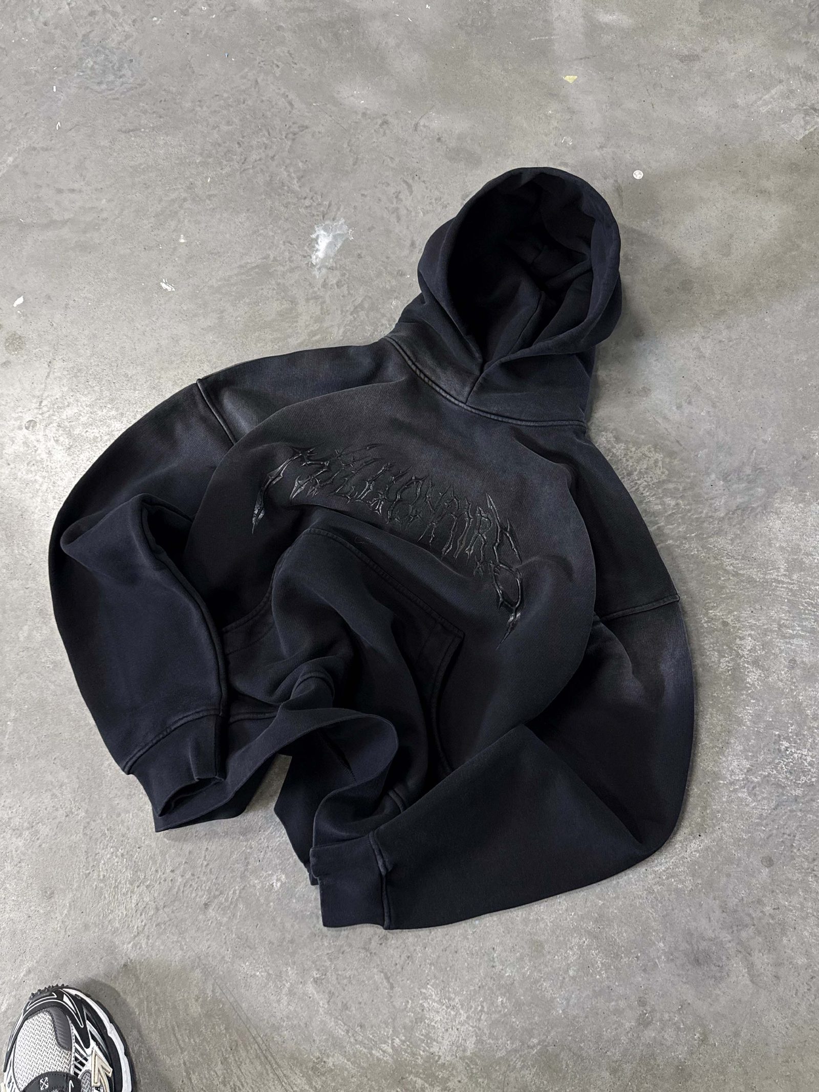 Hoodie Royal 2.0 washed black - gallery image 0