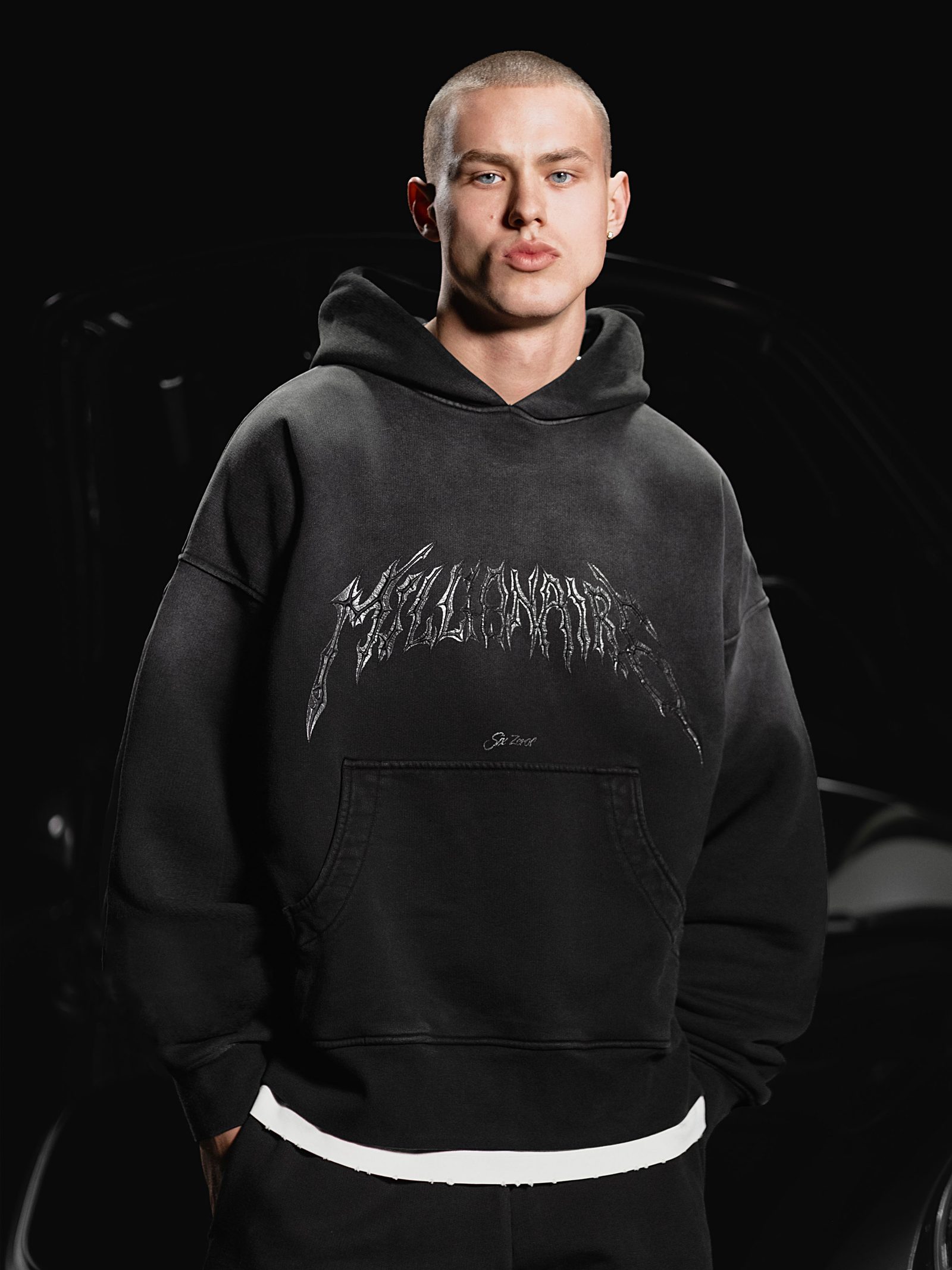 Hoodie Royal 2.0 washed black - gallery image 6