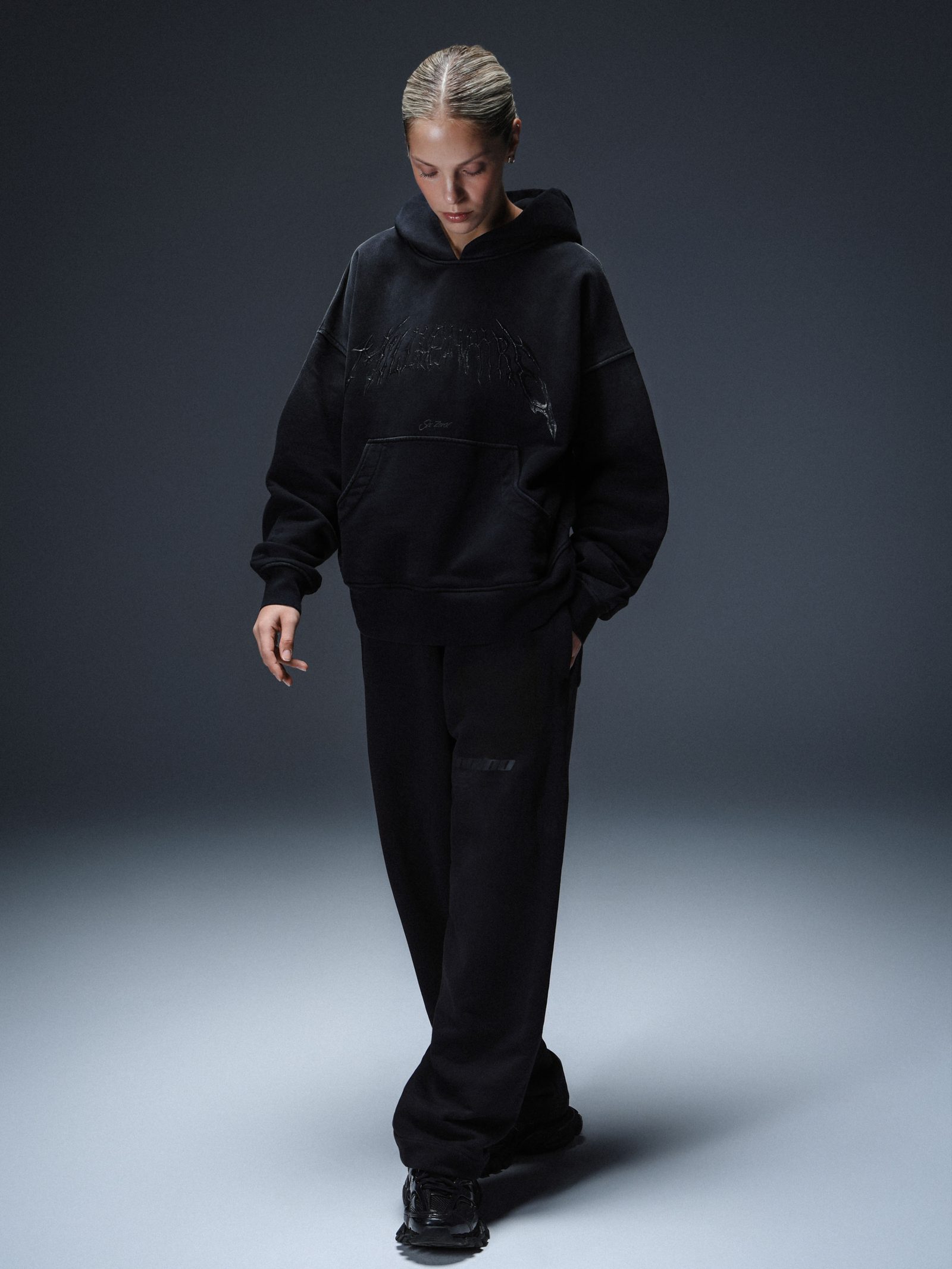 Hoodie Royal 2.0 washed black - gallery image 7