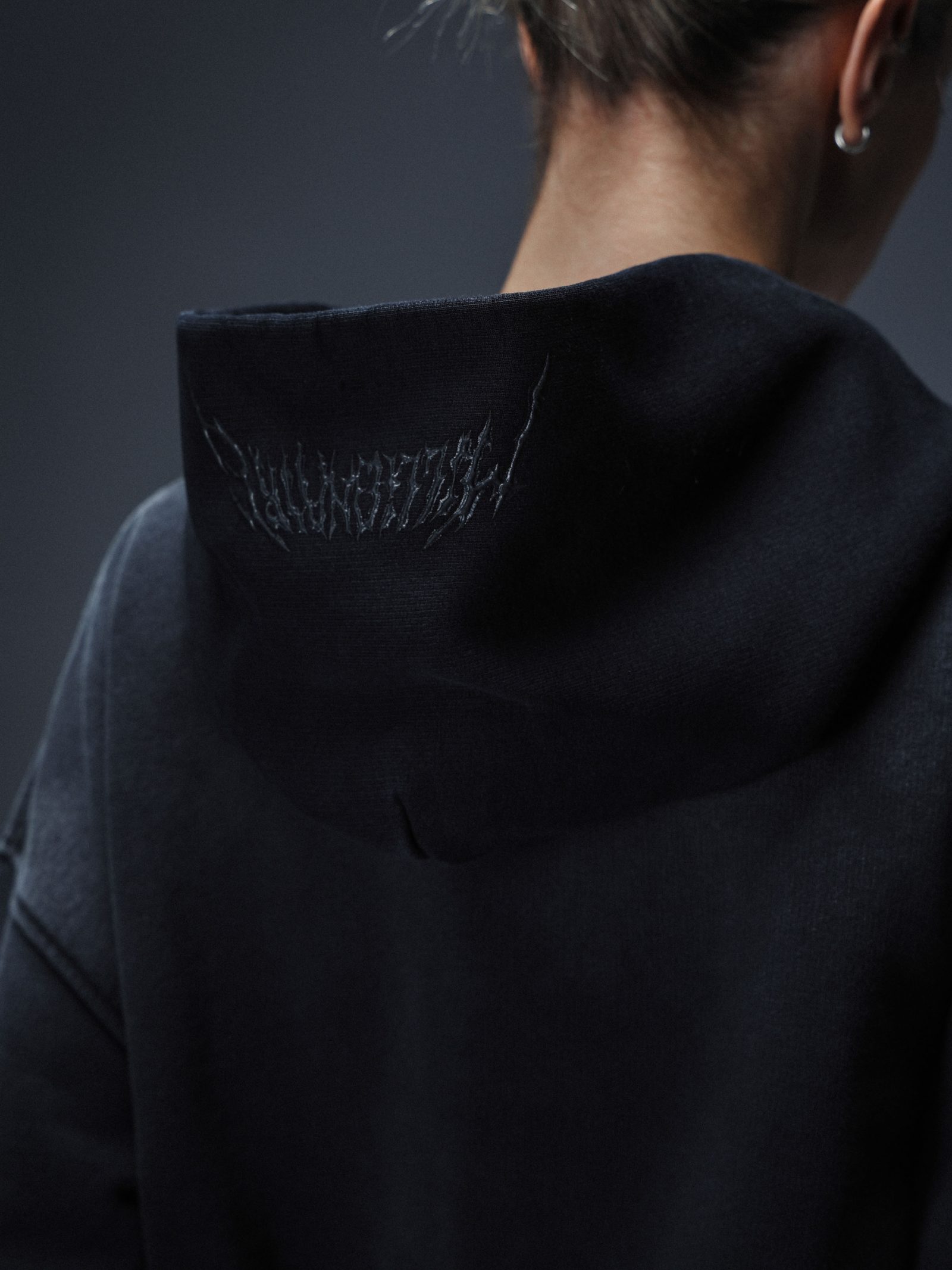 Hoodie Royal 2.0 washed black - gallery image 11