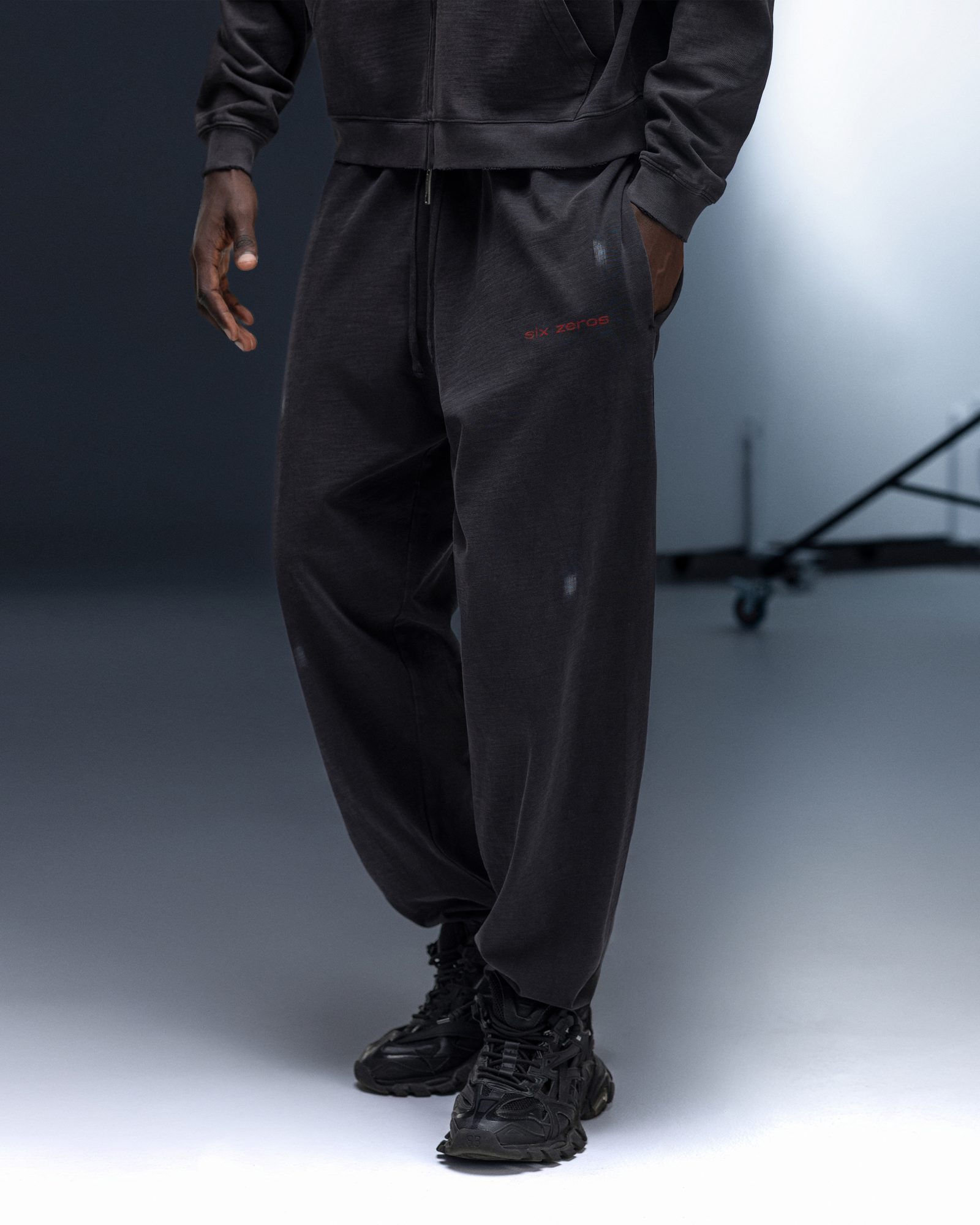 Joggers PRESENSE bamboo washed grey - gallery image 10