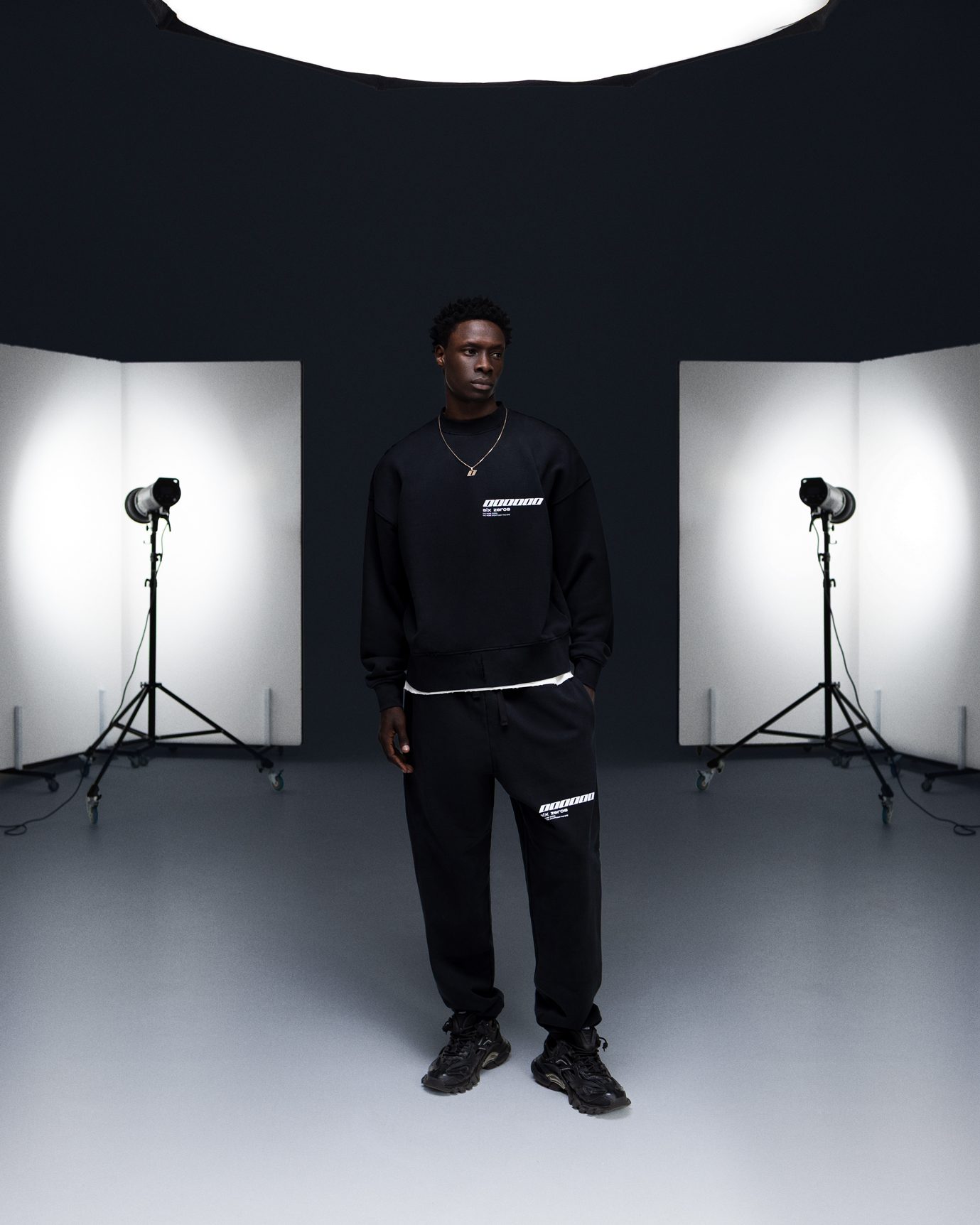 Sweatshirt MILLIONAIRE black white - gallery image 6