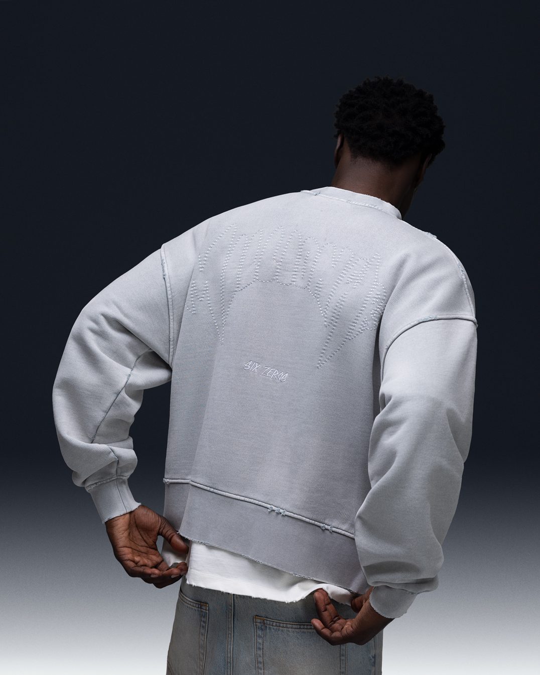 Sweatshirt MILLIONAIRE platinum washed - gallery image 6