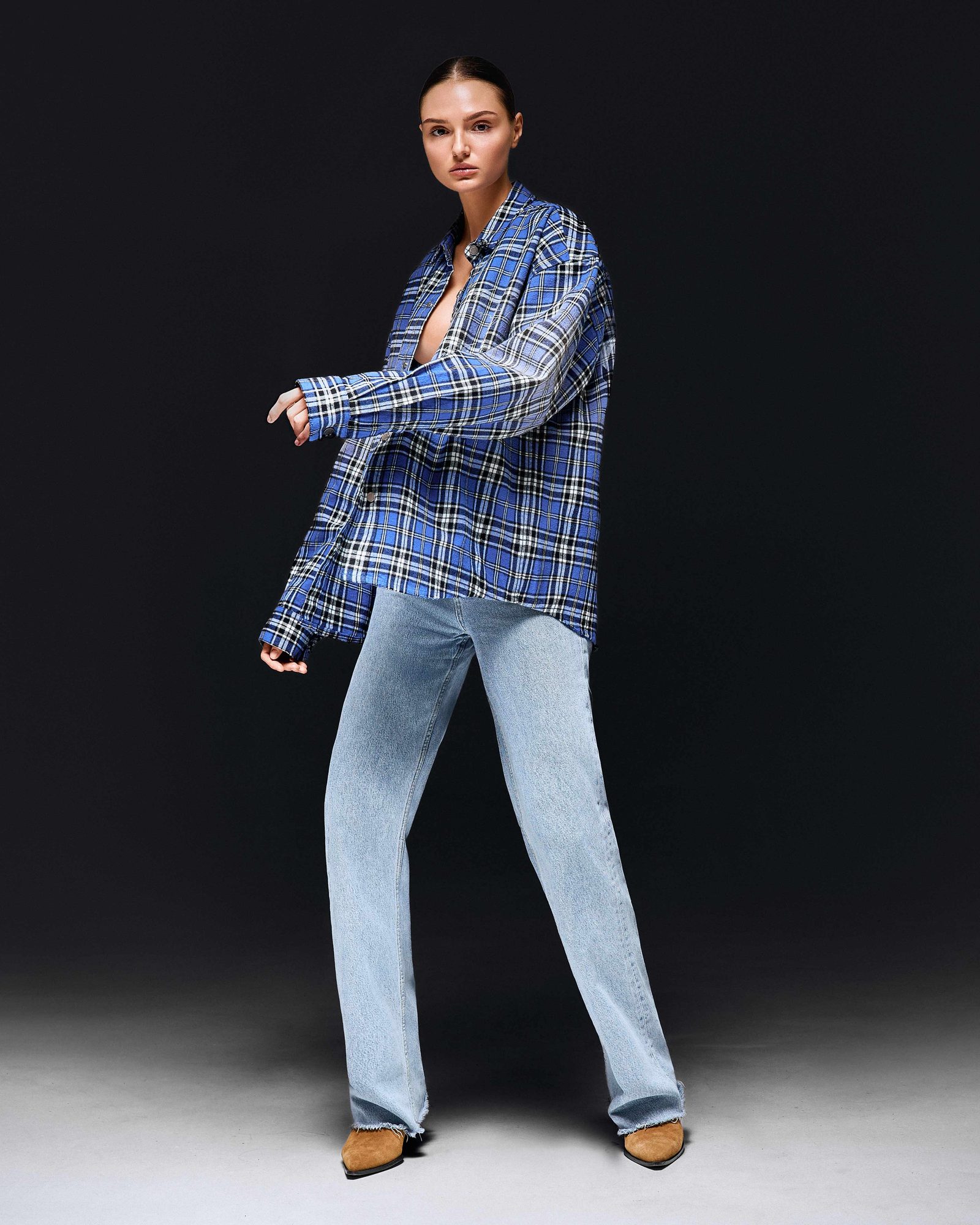 Overshirt MILLIONAIRE SKETCH washed blue - gallery image 10