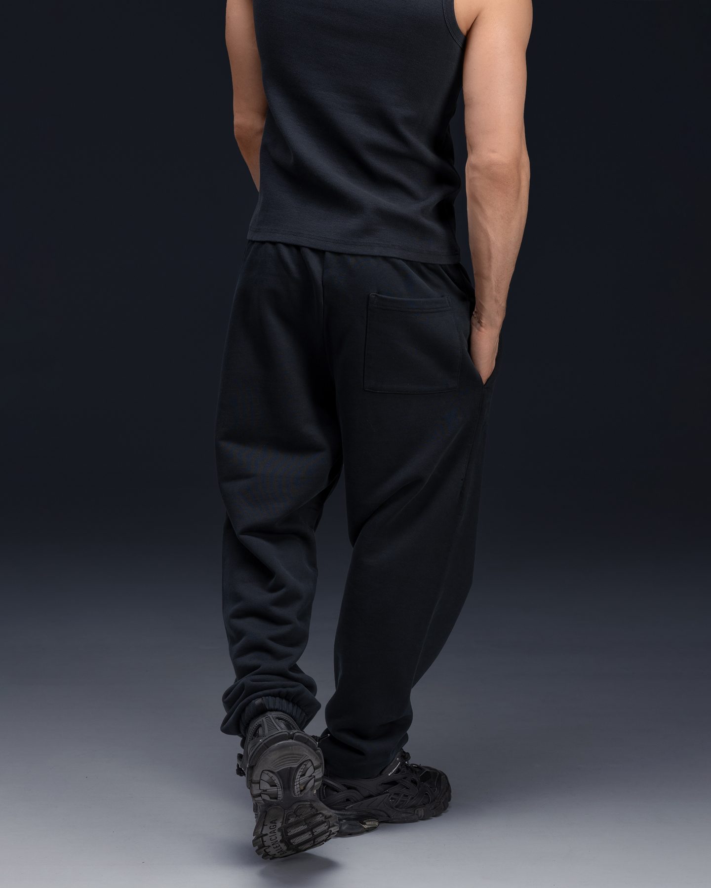 Joggers JESUS faded black - gallery image 6