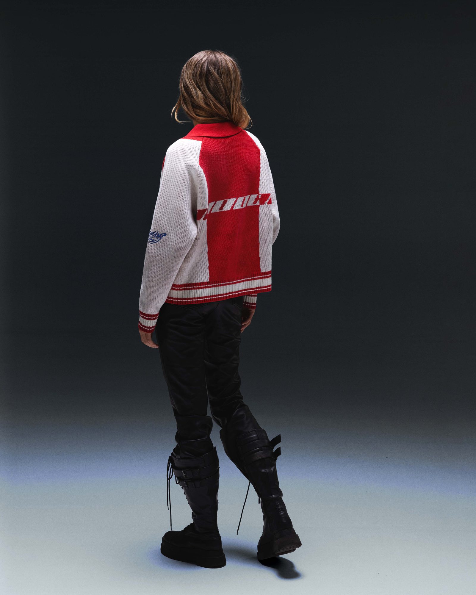 Women's zip-sweater ZERO ruby white - gallery image 6