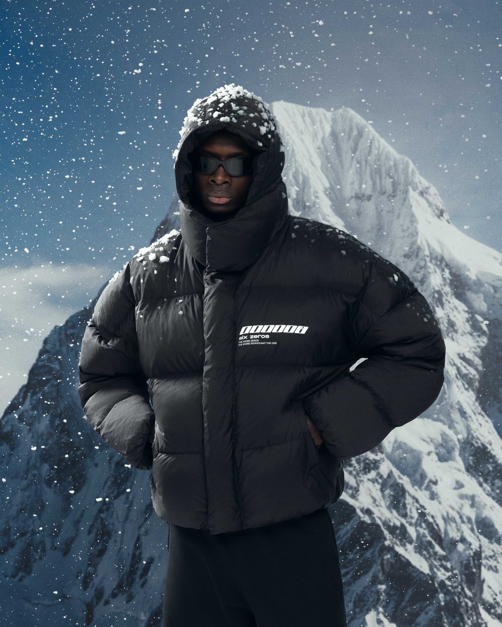 Winter jacket ZERO FORM pure black - gallery image 0