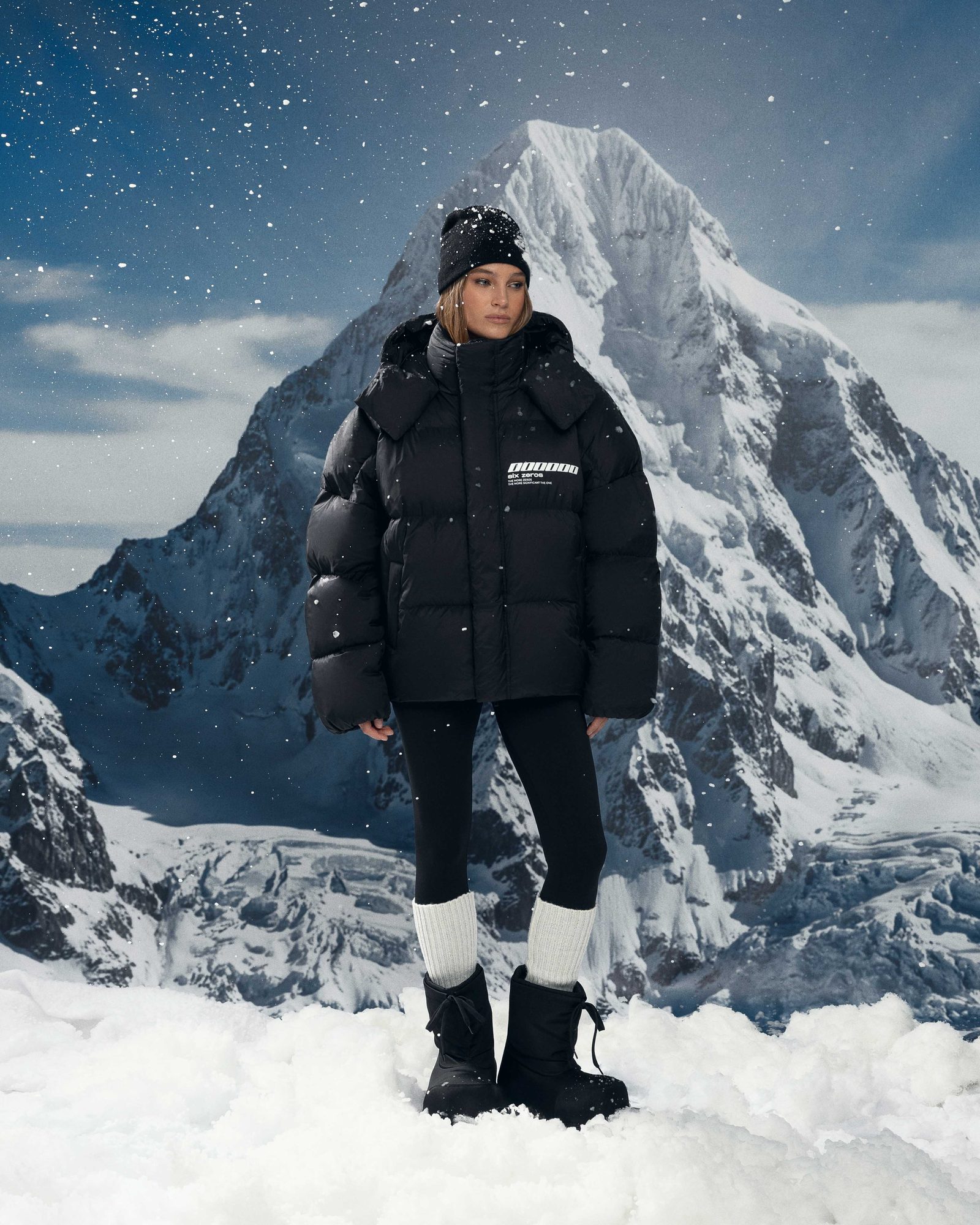Winter jacket ZERO FORM pure black - gallery image 2