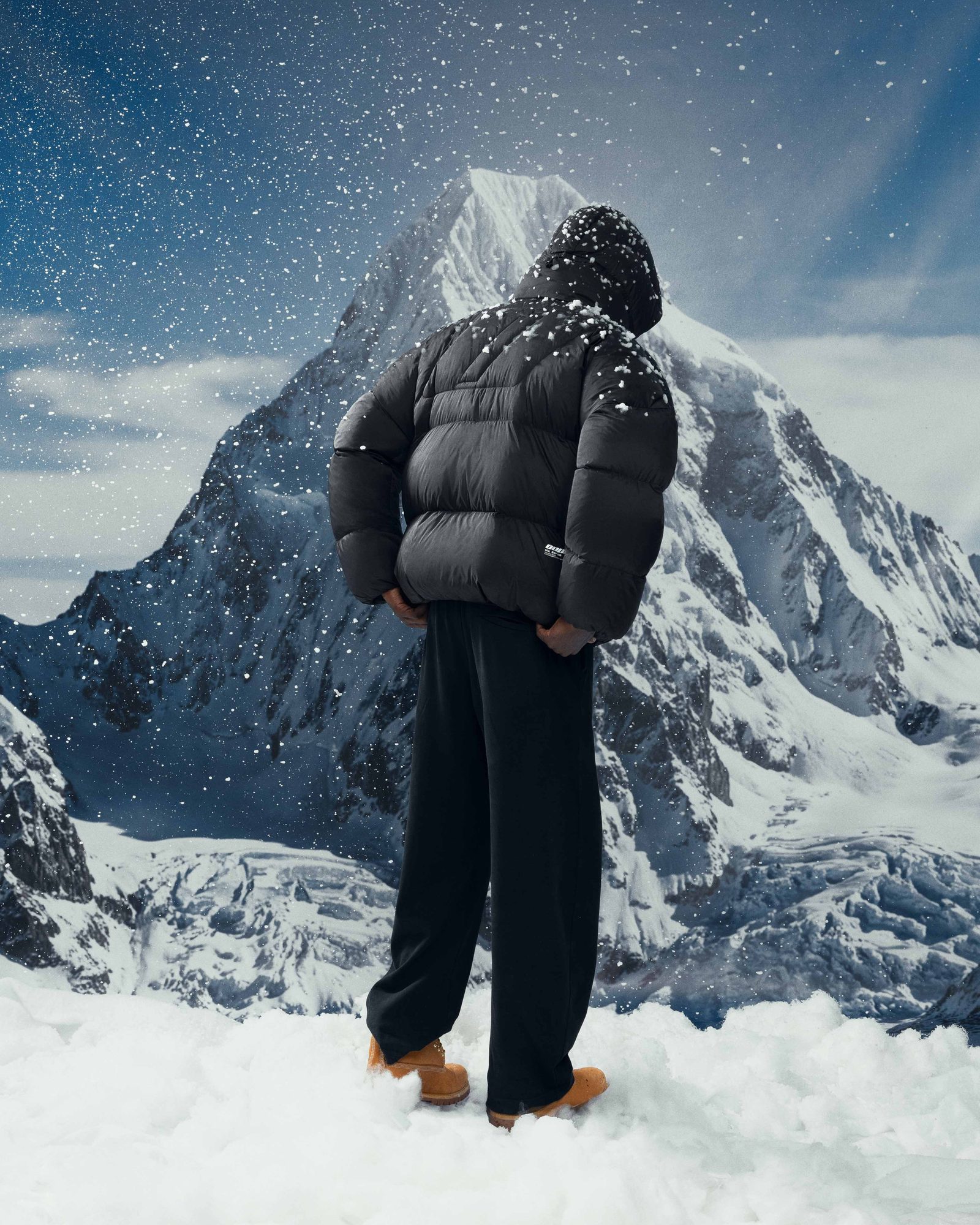 Winter jacket ZERO FORM pure black - gallery image 3