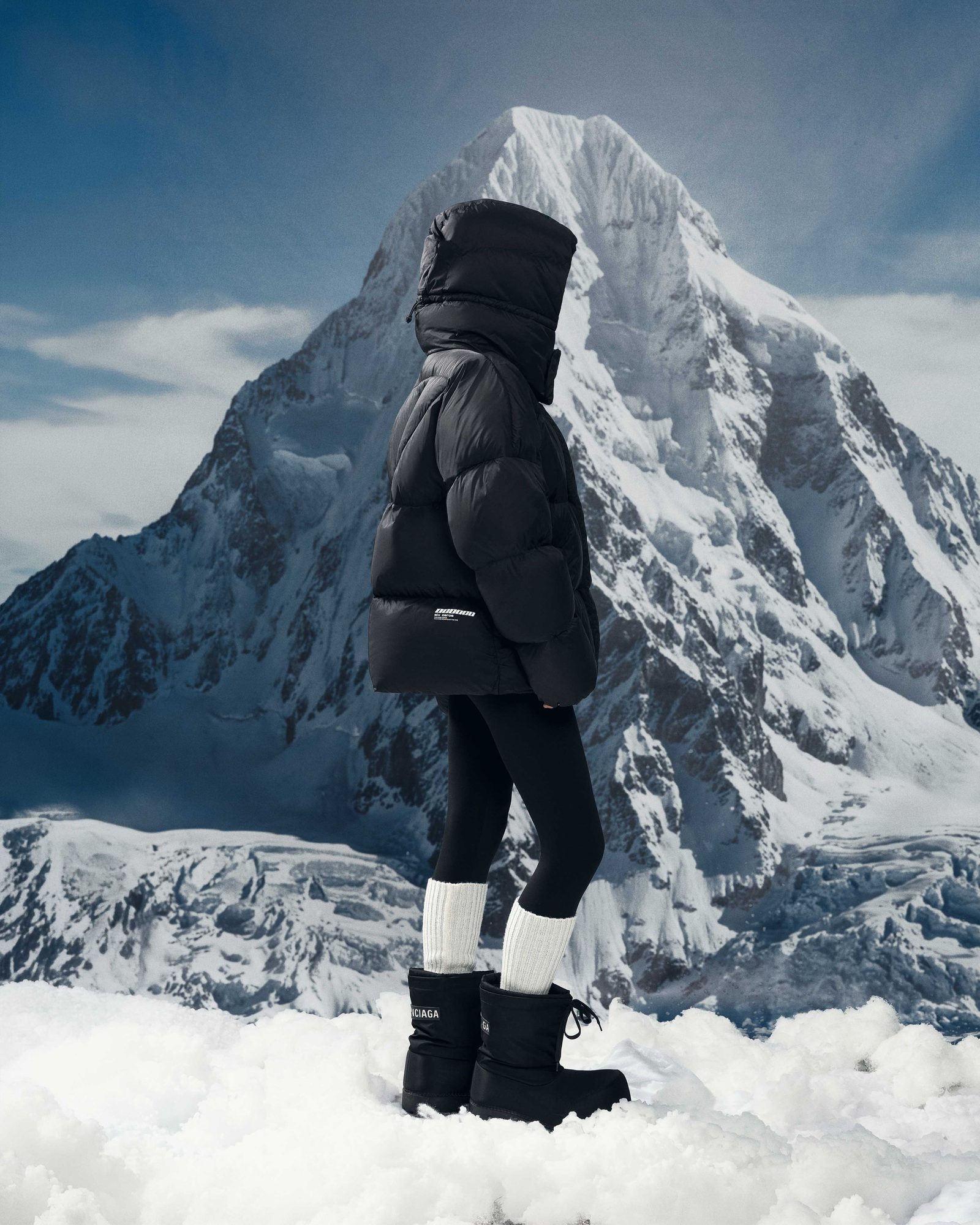 Winter jacket ZERO FORM pure black - gallery image 7
