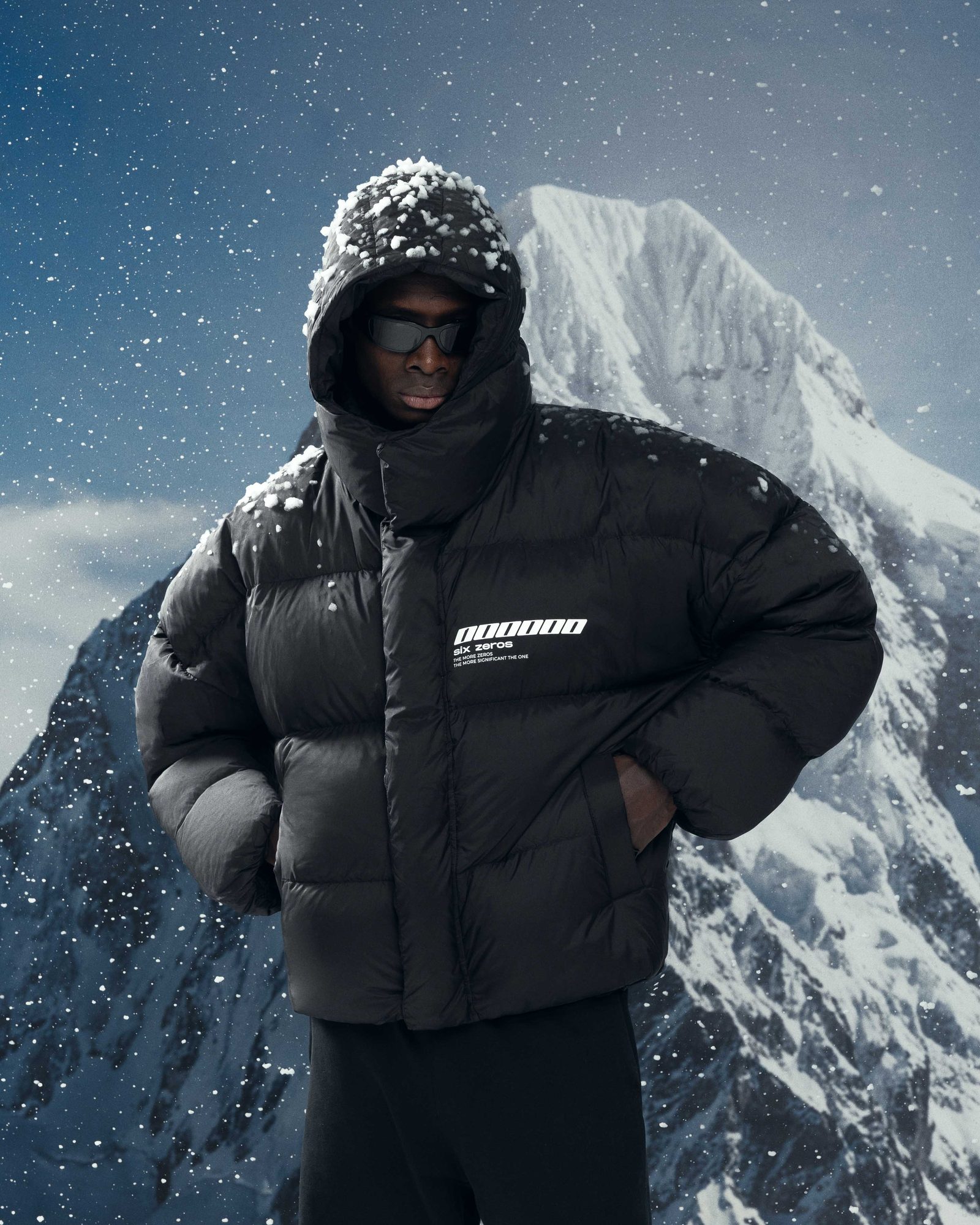 Winter jacket ZERO FORM pure black - gallery image 12