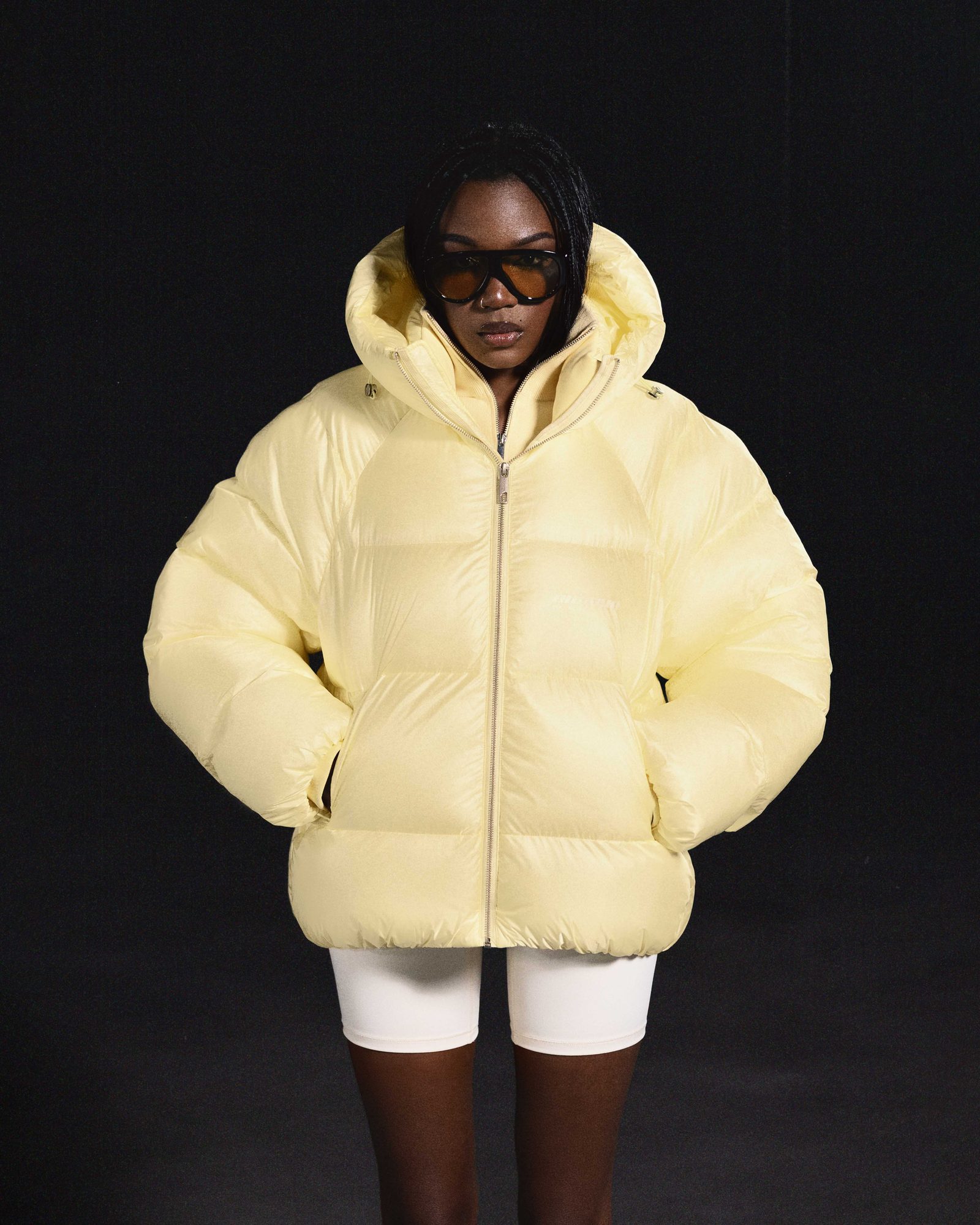 Winter jacket THE ONE ghost yellow - gallery image 0