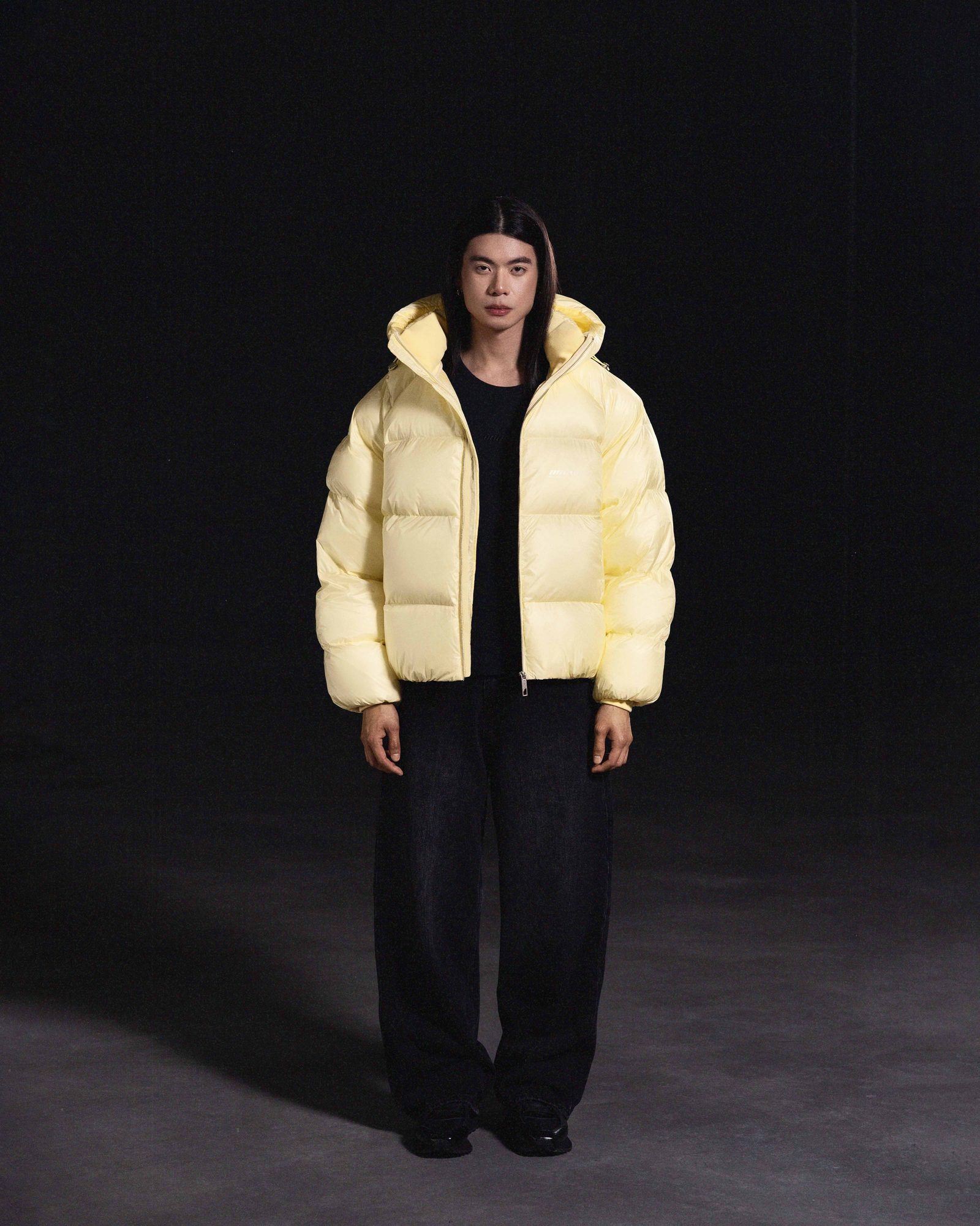 Winter jacket THE ONE ghost yellow - gallery image 1