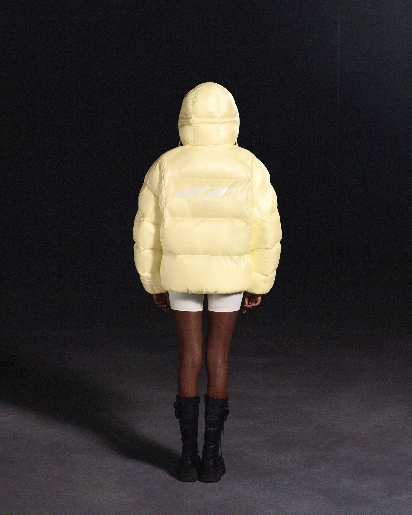 Winter jacket THE ONE ghost yellow - gallery image 3