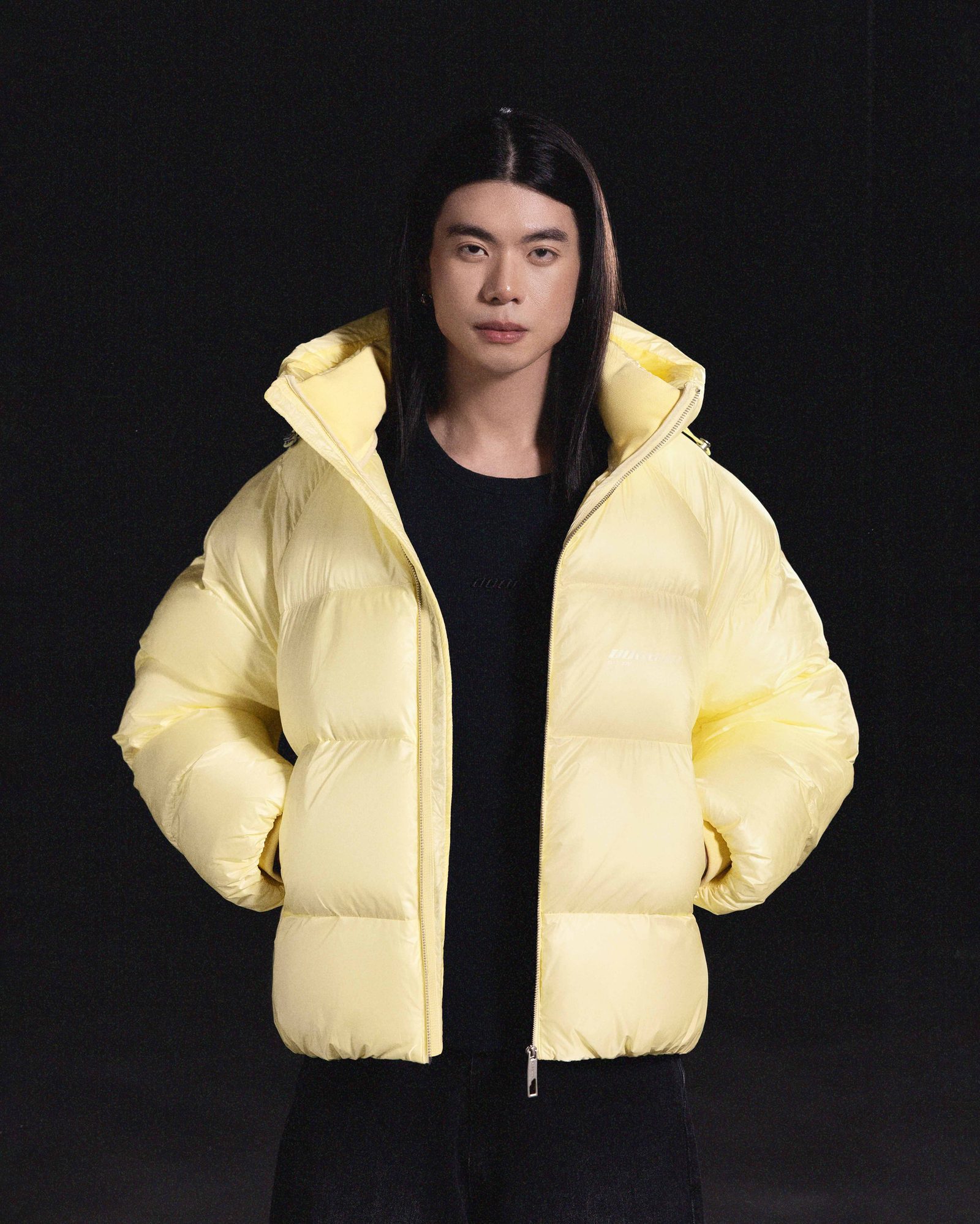 Winter jacket THE ONE ghost yellow - gallery image 5