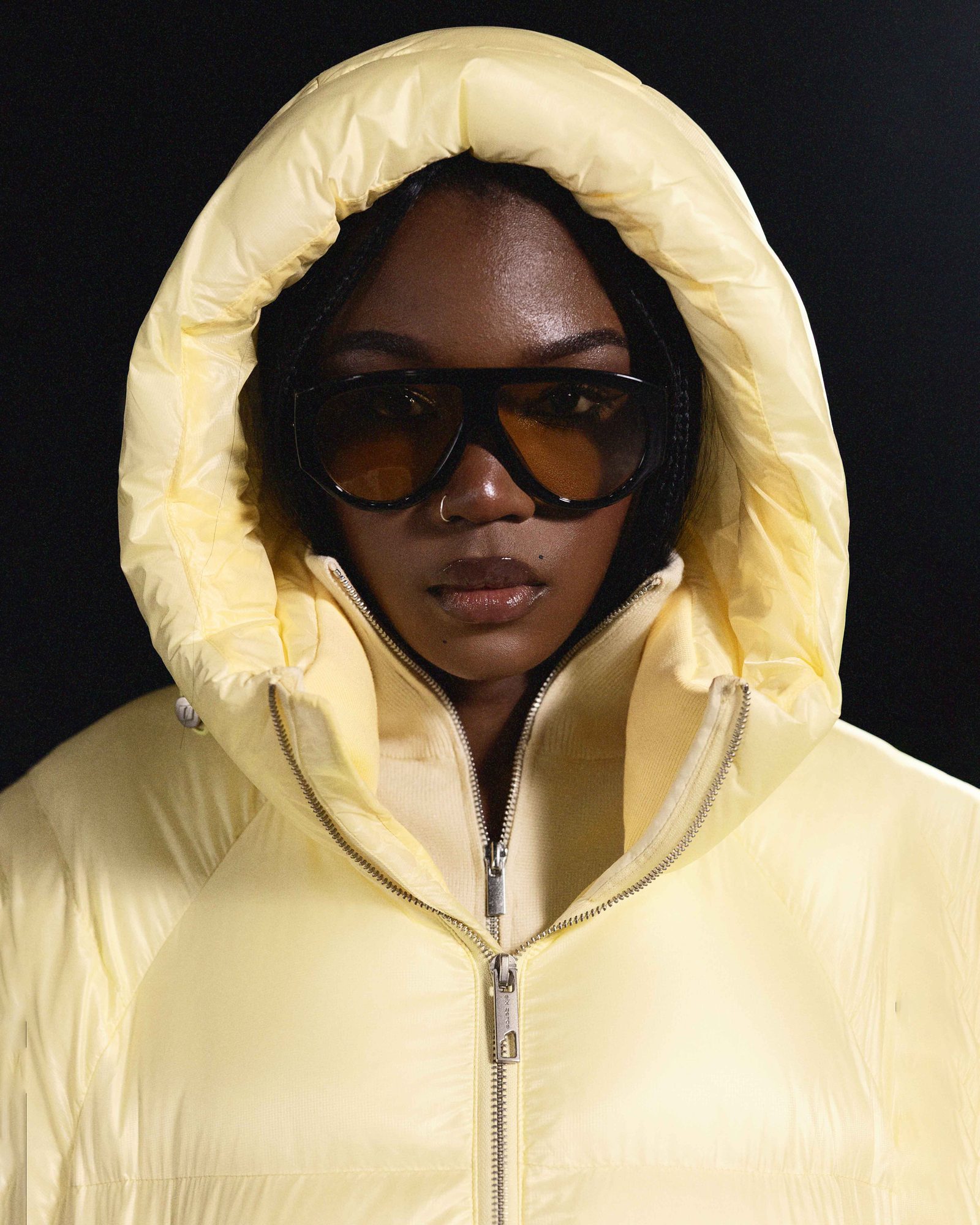 Winter jacket THE ONE ghost yellow - gallery image 10