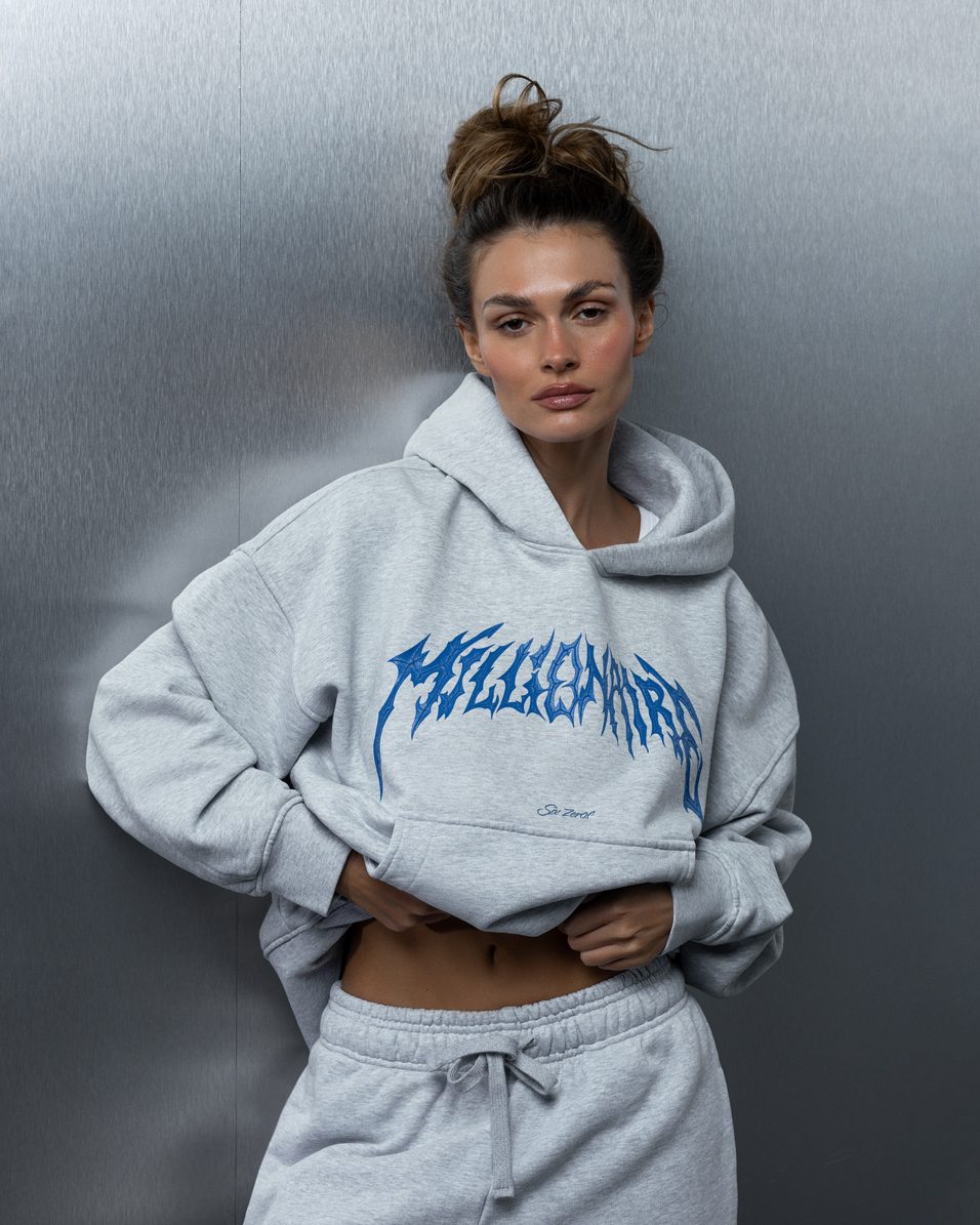 Hoodie MILLIONAIRE Royal melange - gallery image 1