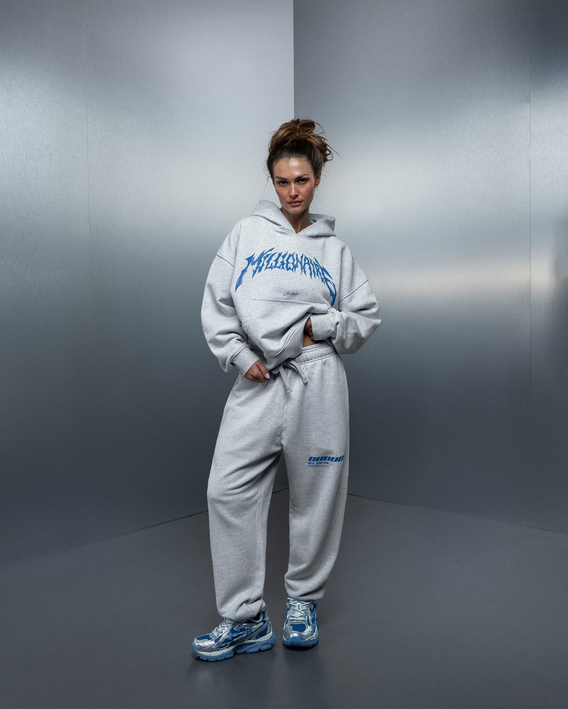 Joggers MILLIONAIRE Royal melange - gallery image 1