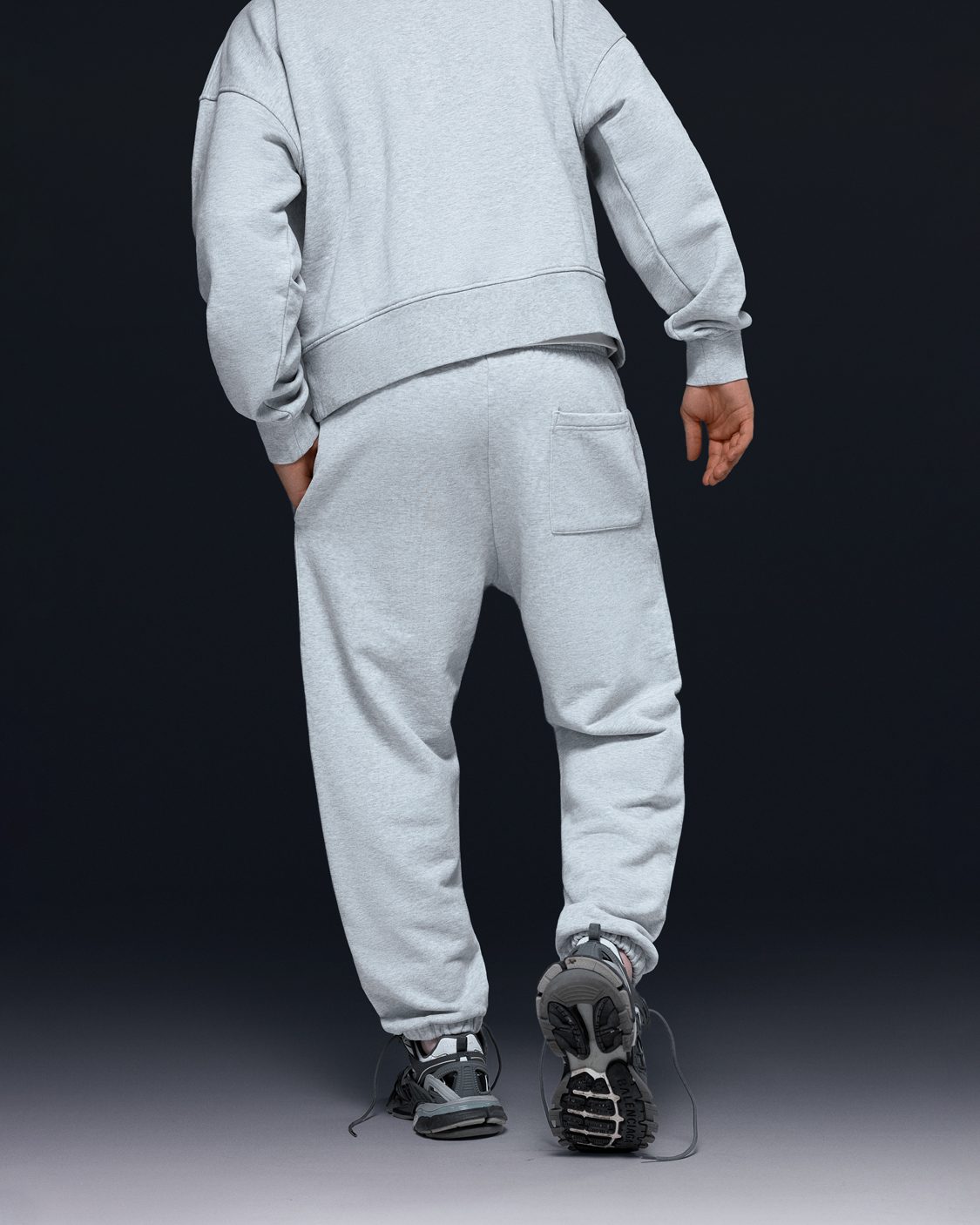Joggers MILLIONAIRE Royal melange - gallery image 3