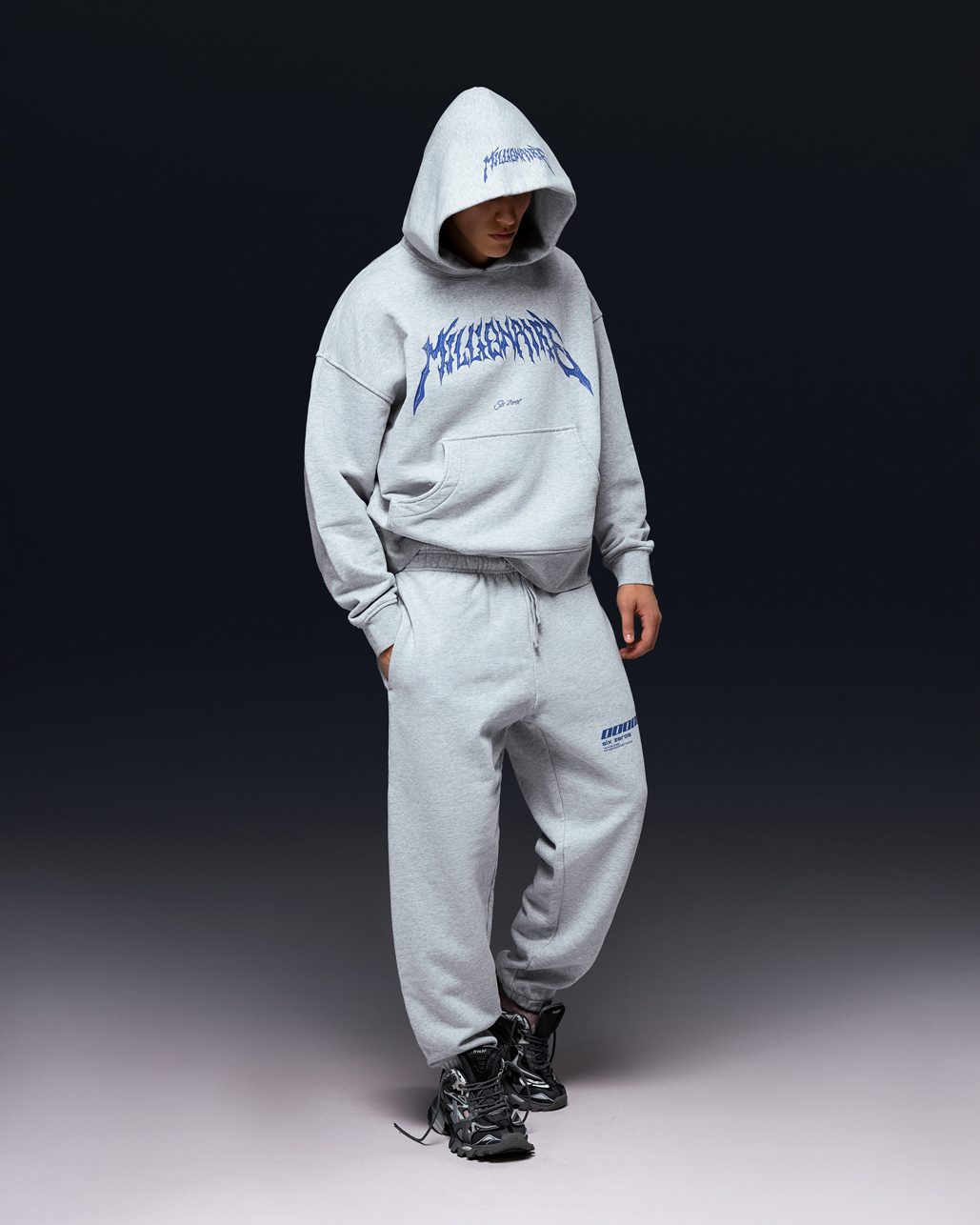Joggers MILLIONAIRE Royal melange - gallery image 6