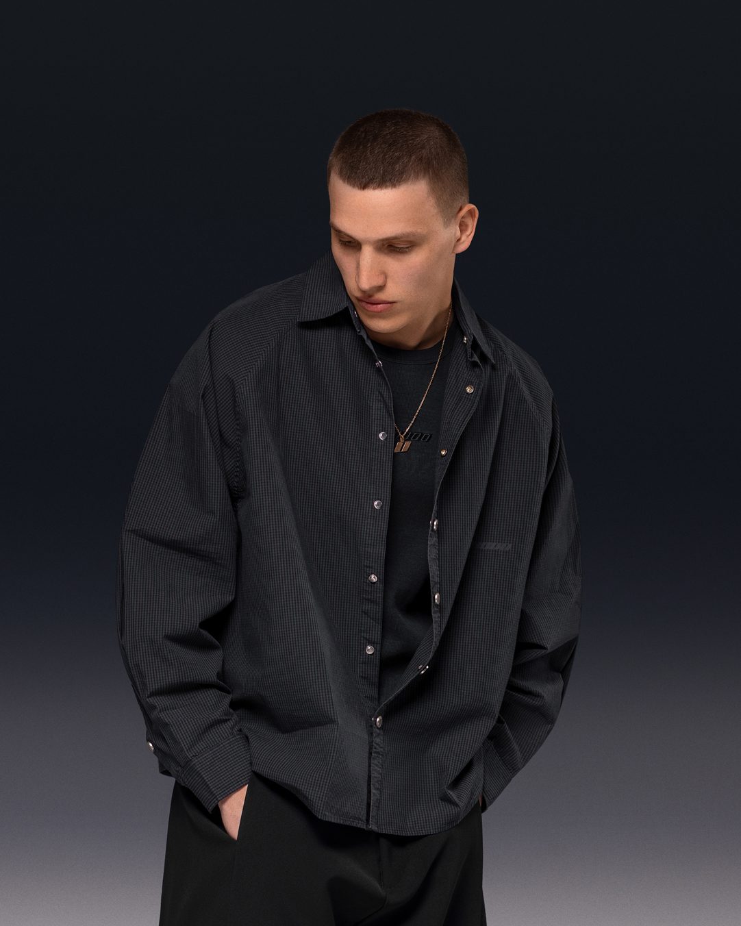 Overshirt ESSENTIAL ONE cold midnight - gallery image 9